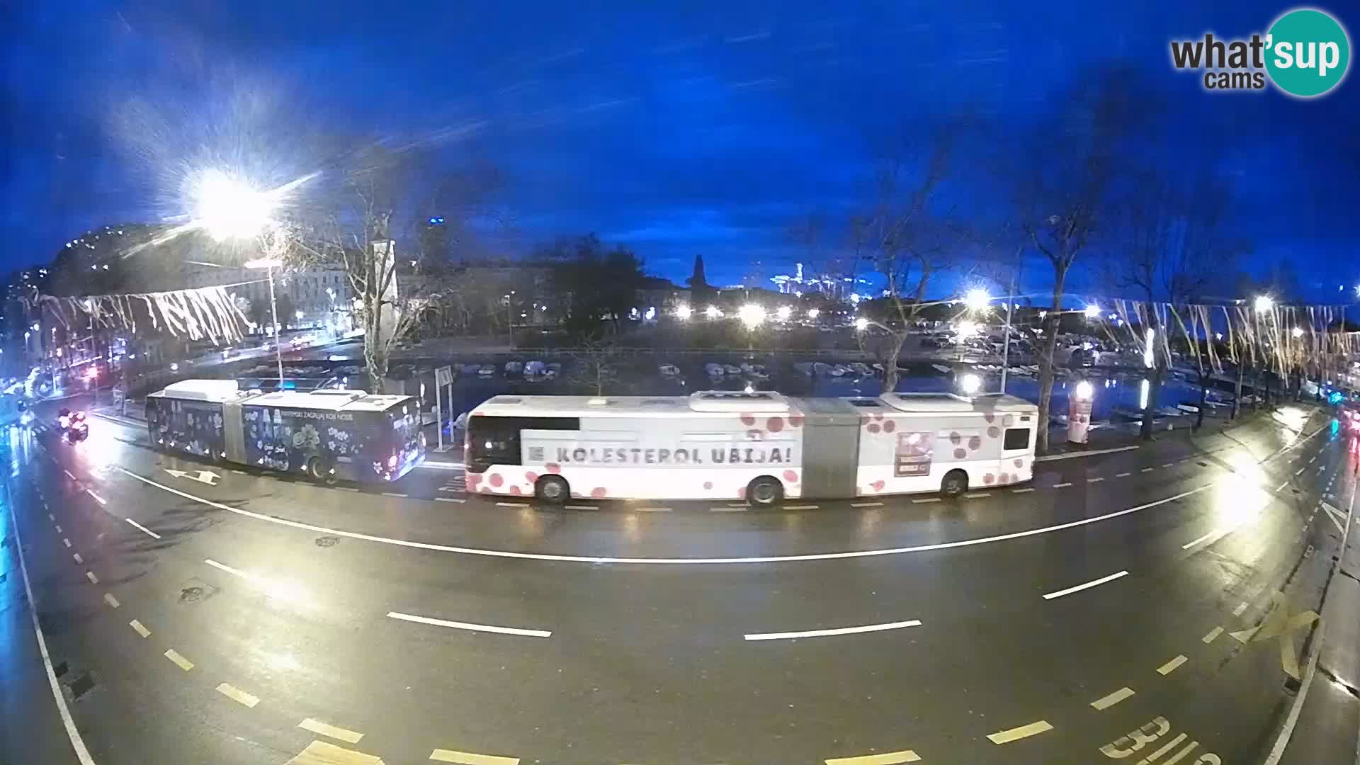 Rijeka –  pogled na Trsat i Sušak