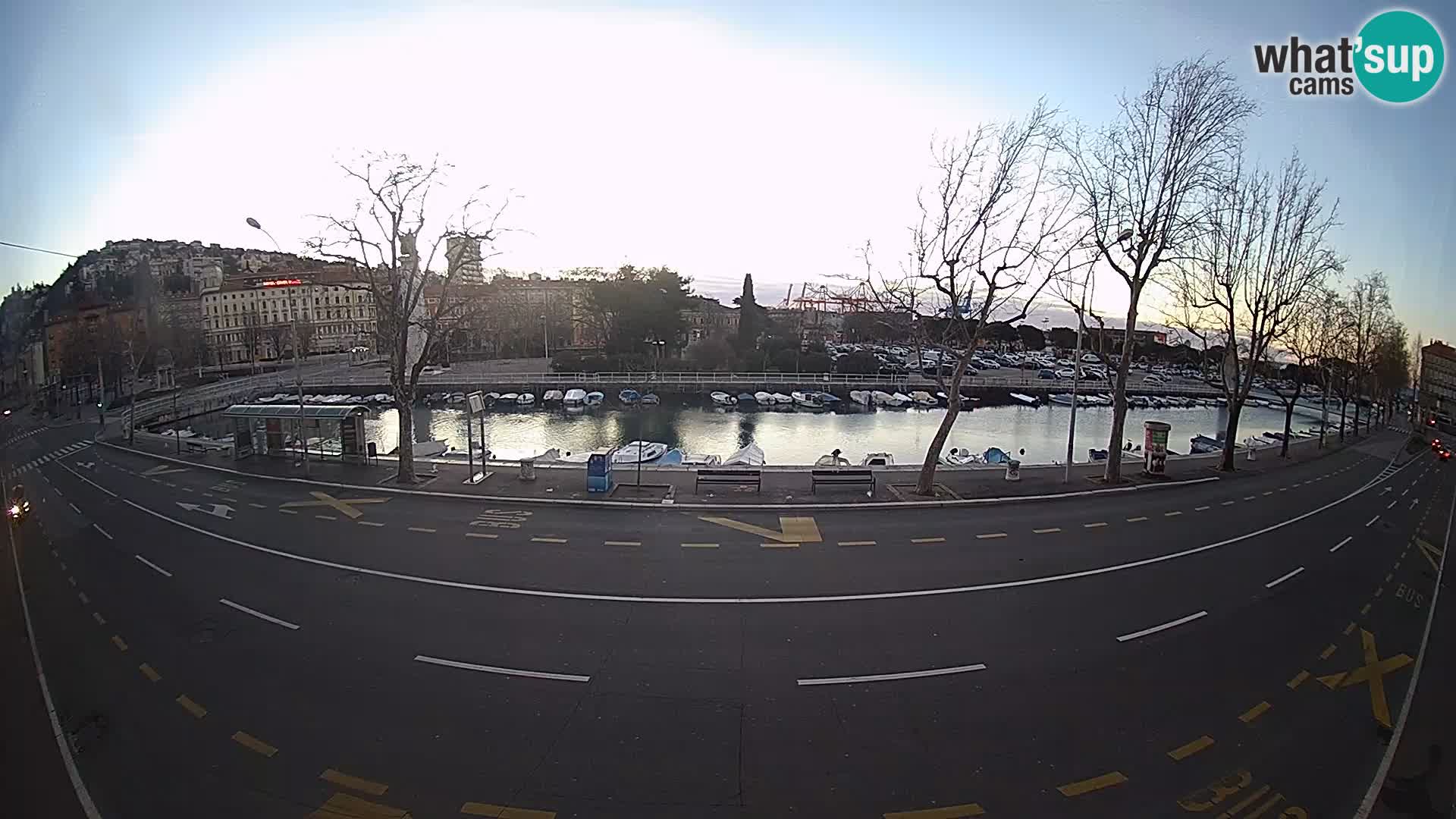 Rijeka –  La vue de Trsat et Sušak