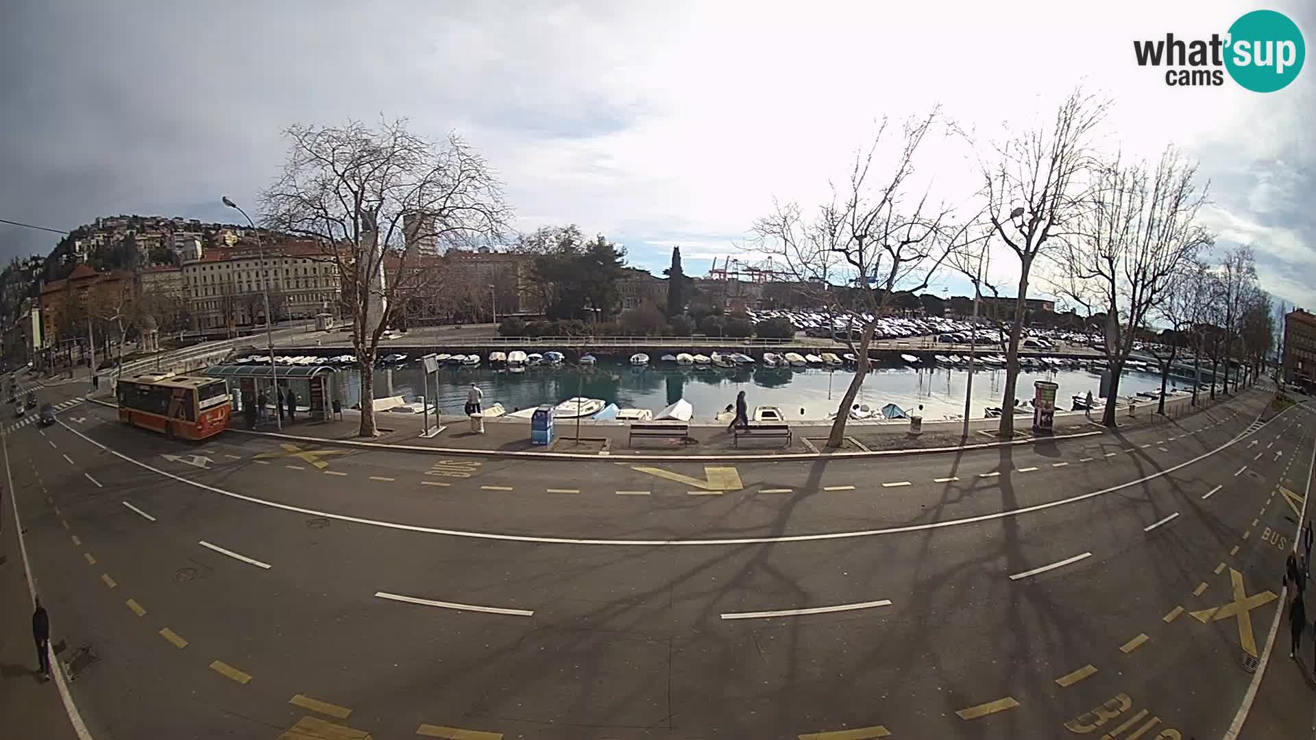 Rijeka –  pogled na Trsat i Sušak