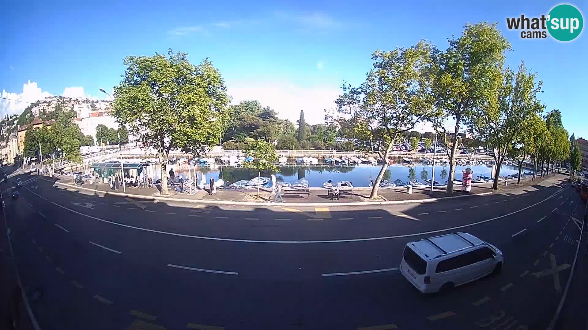 Rijeka –  La vue de Trsat et Sušak