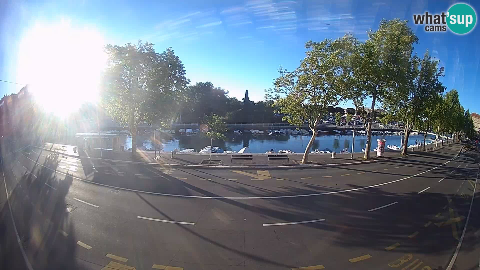 Rijeka –  La vista de Trsat y de Sušak