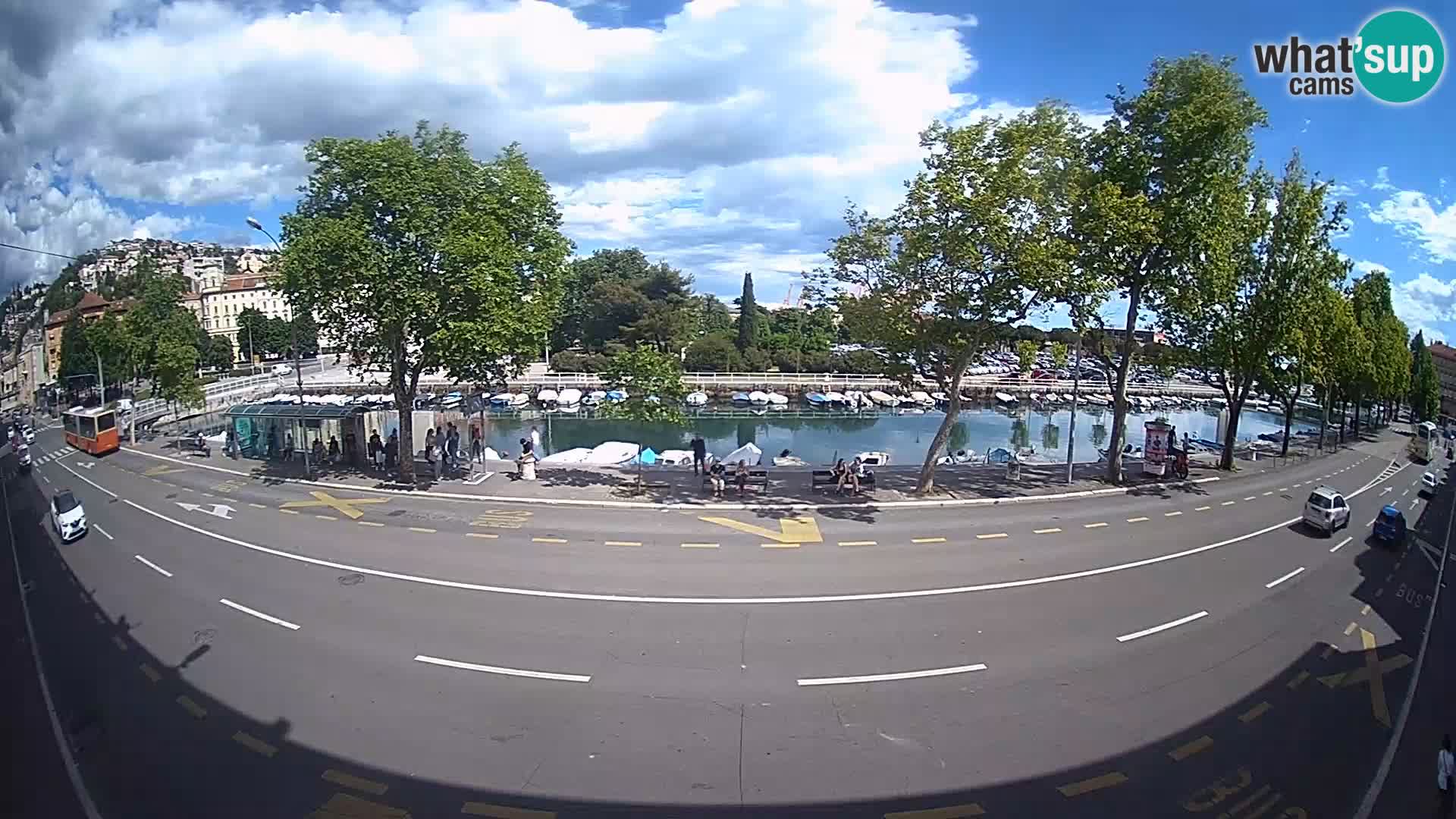 Rijeka –  La vue de Trsat et Sušak