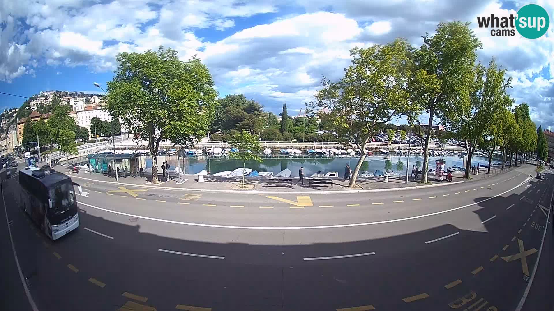 Rijeka –  pogled na Trsat i Sušak