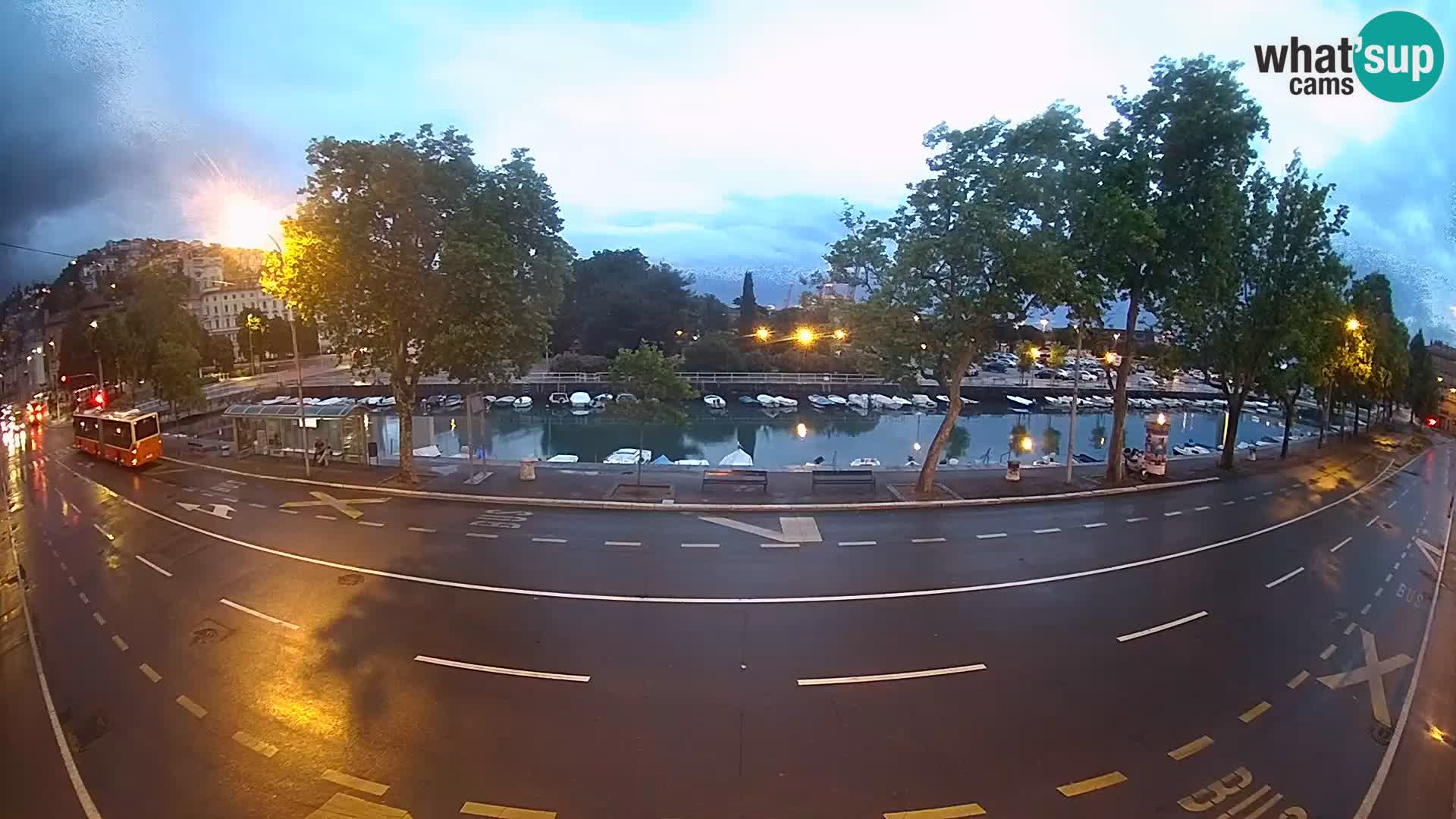 Rijeka – Der Blick auf Trsat und Sušak
