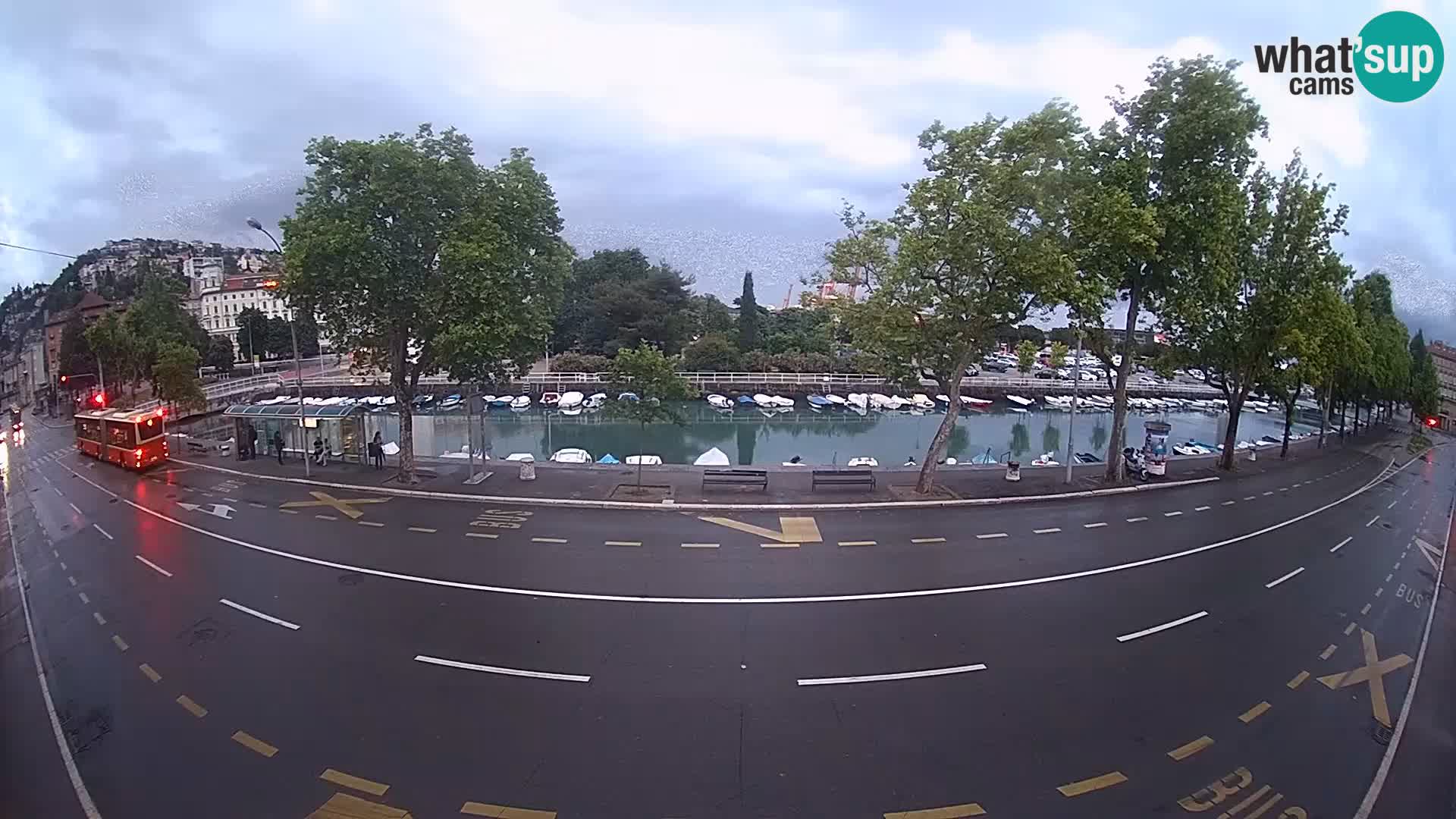 Rijeka –  pogled na Trsat i Sušak