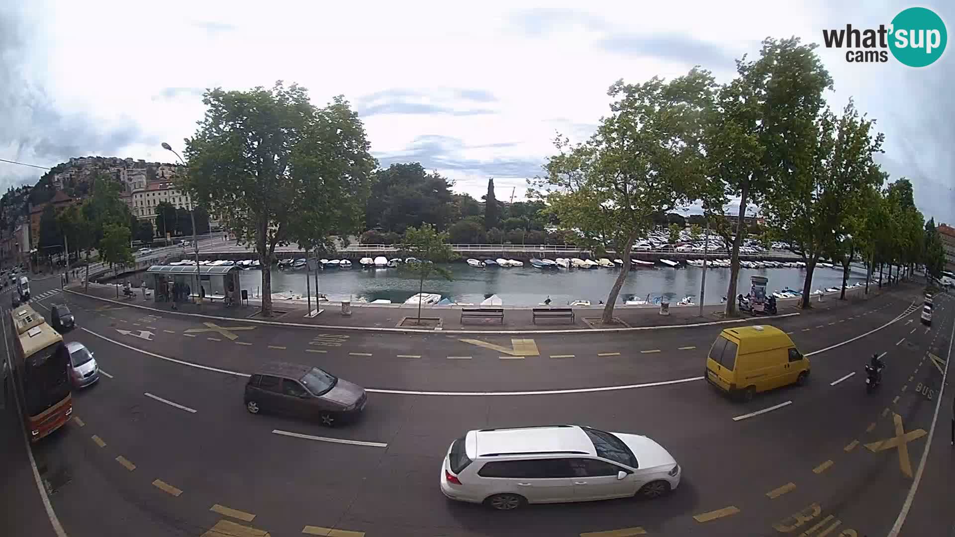 Rijeka –  La vista de Trsat y de Sušak