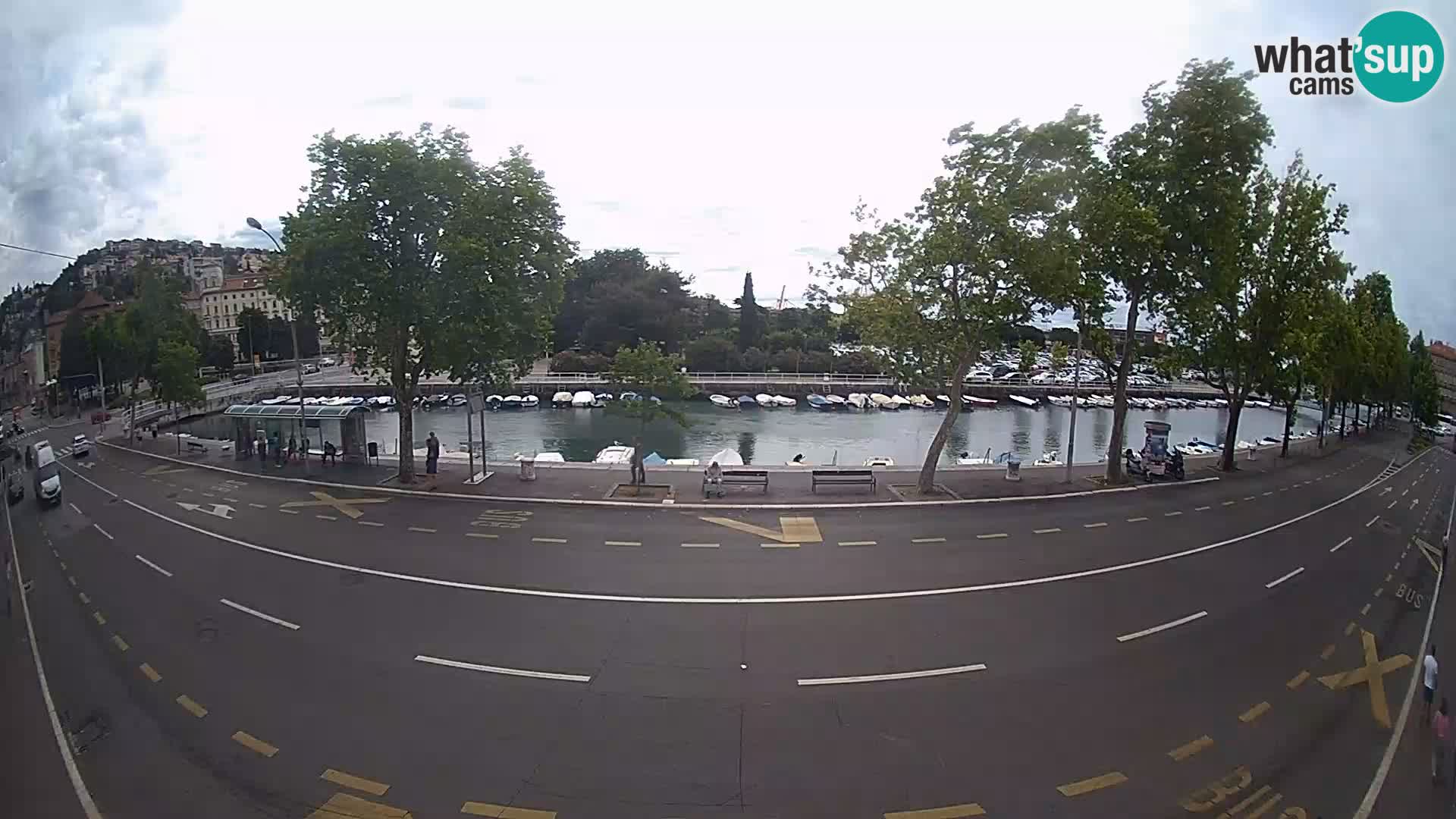Rijeka –  La vue de Trsat et Sušak