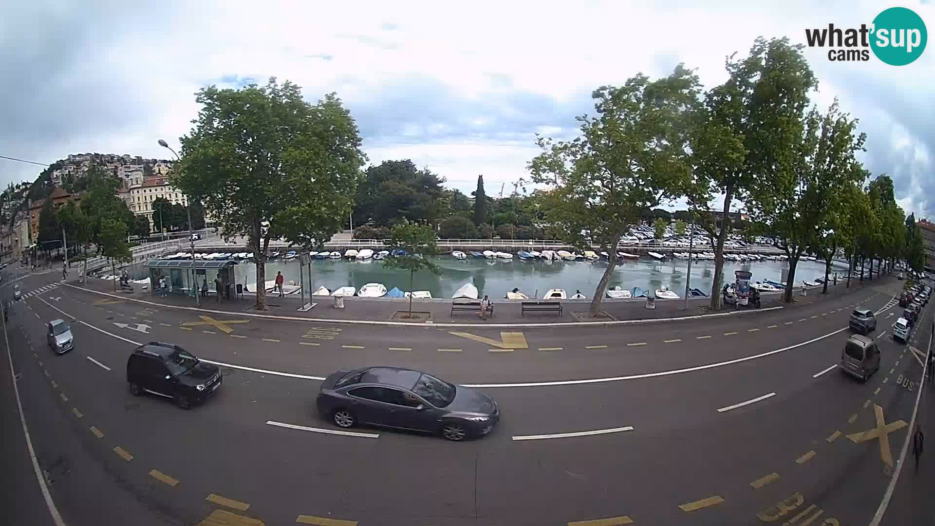 Rijeka –  pogled na Trsat i Sušak
