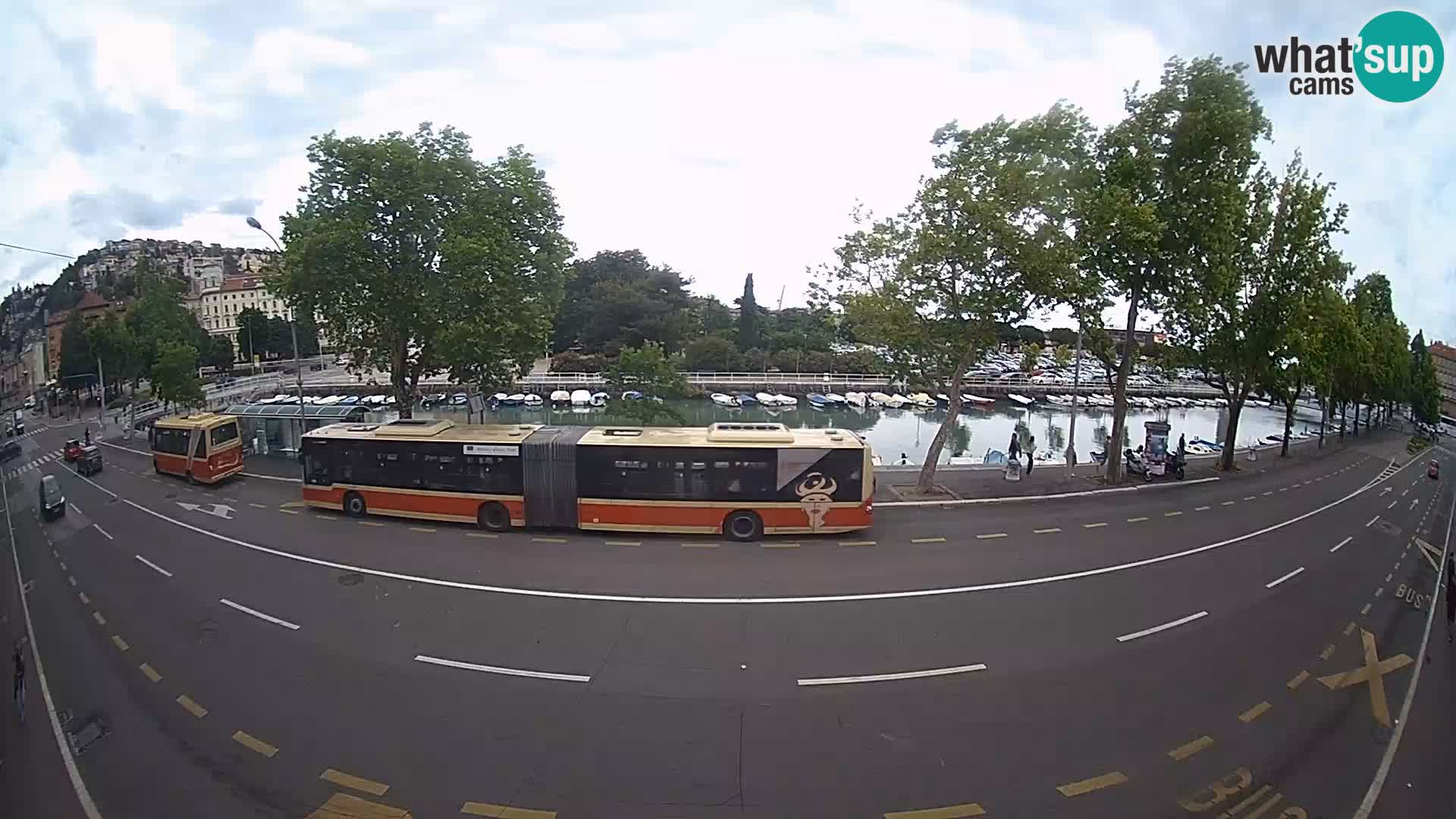Rijeka –  La vue de Trsat et Sušak