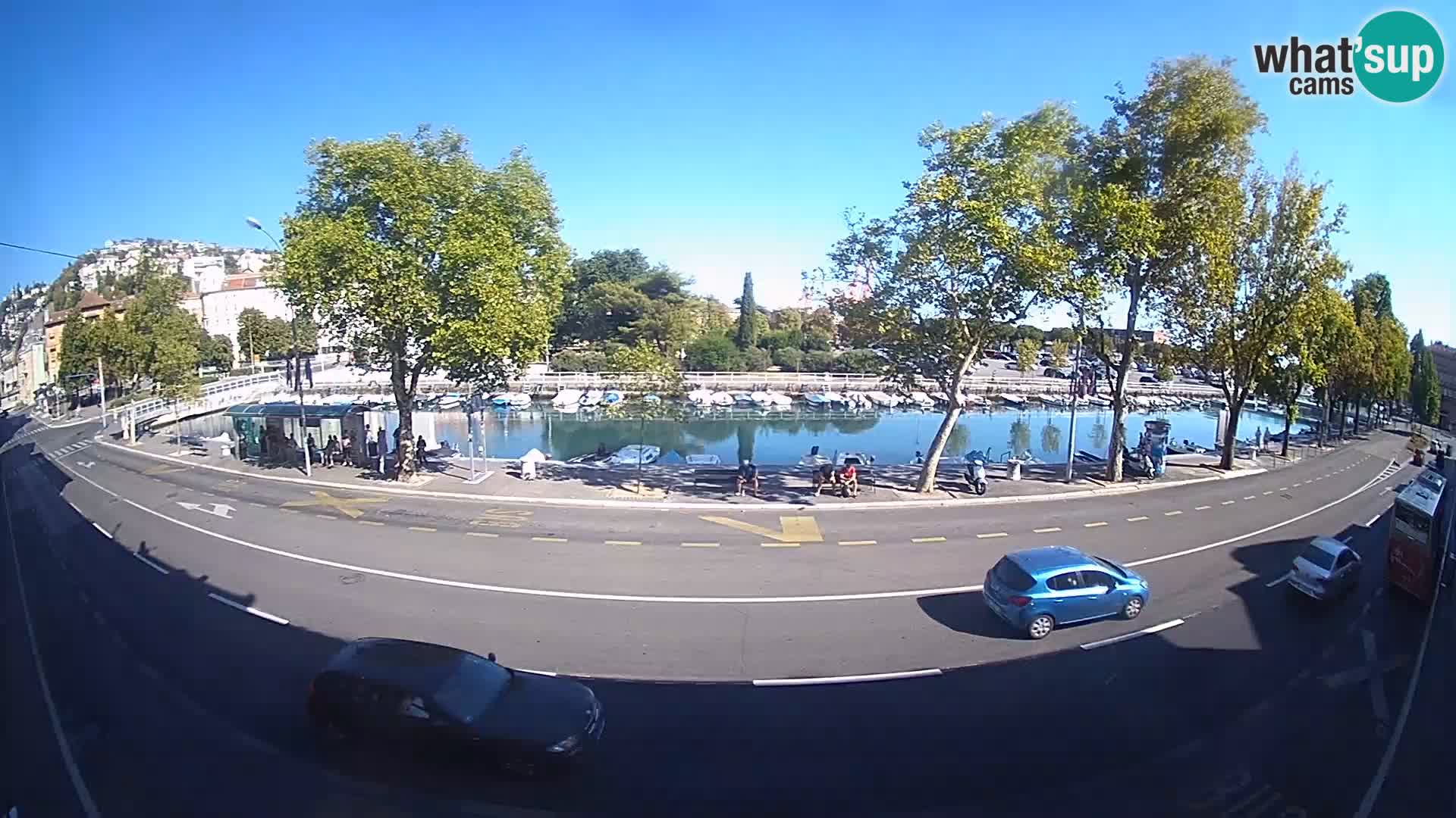 Rijeka –  La vue de Trsat et Sušak