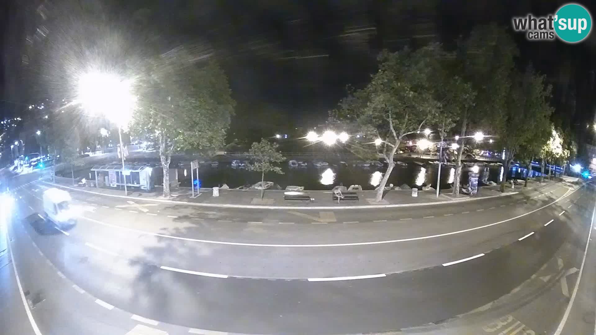 Reka – pogled na Trsat in Sušak
