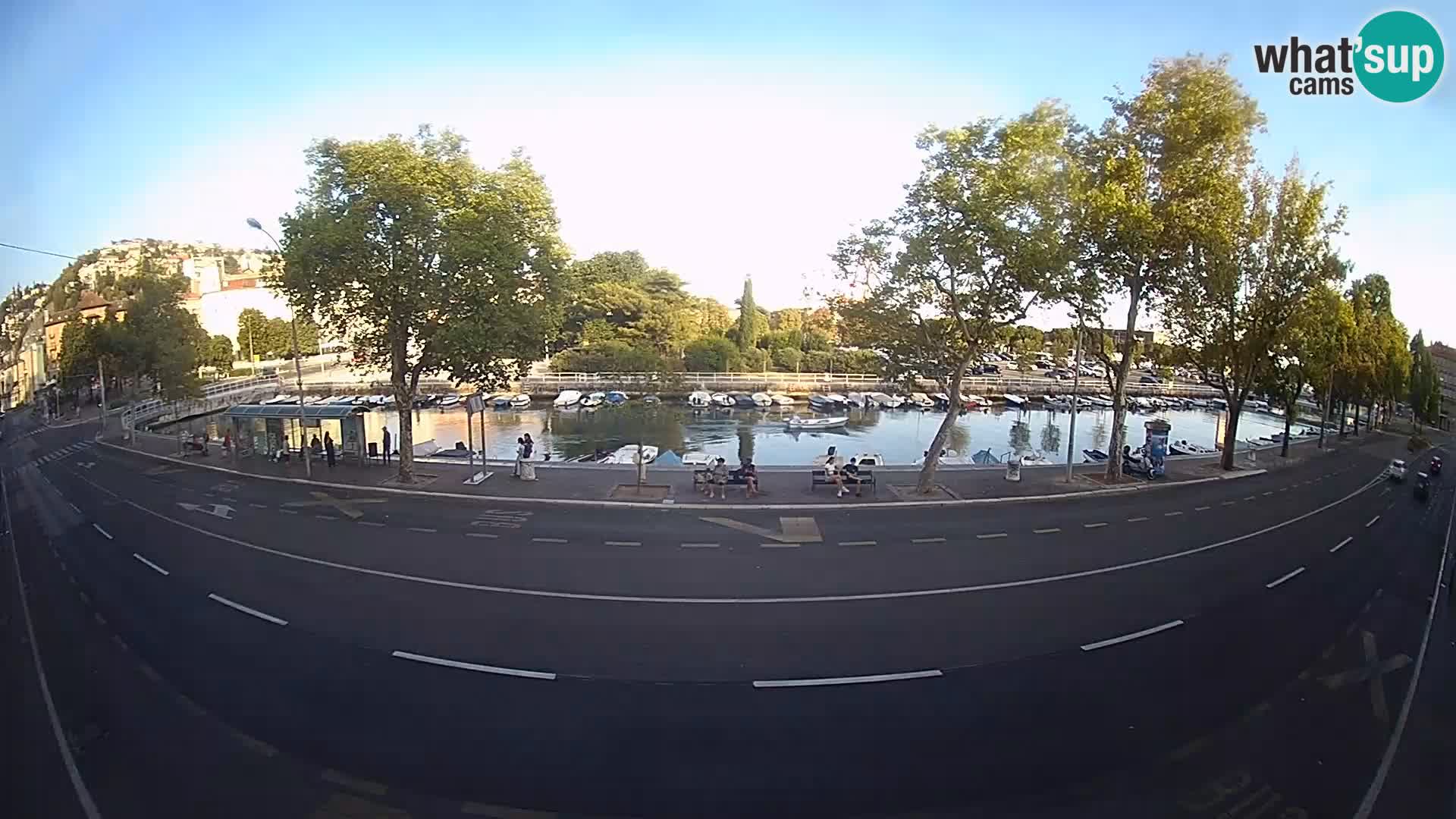 Rijeka –  La vista de Trsat y de Sušak