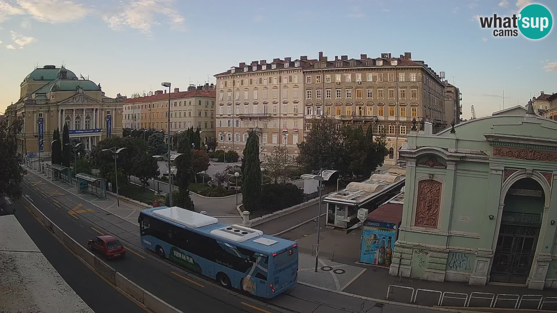 Reka – Park in Hrvaško narodno gledališče Ivana plemenitega Zajca