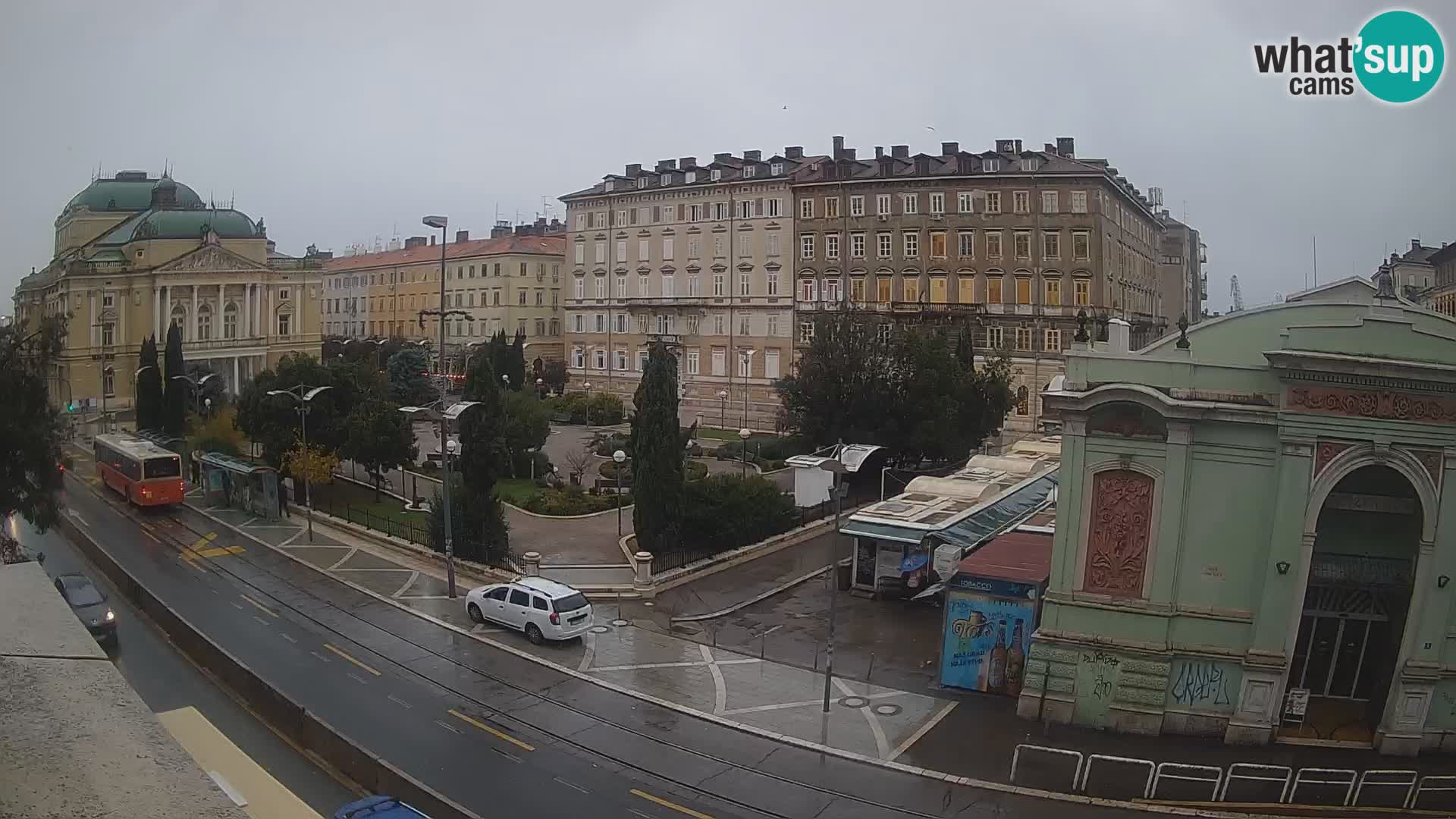 Reka – Park in Hrvaško narodno gledališče Ivana plemenitega Zajca