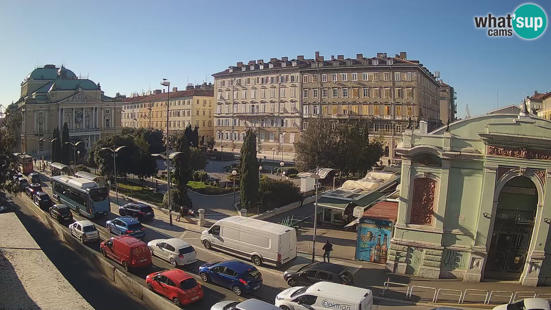 Reka – Park in Hrvaško narodno gledališče Ivana plemenitega Zajca