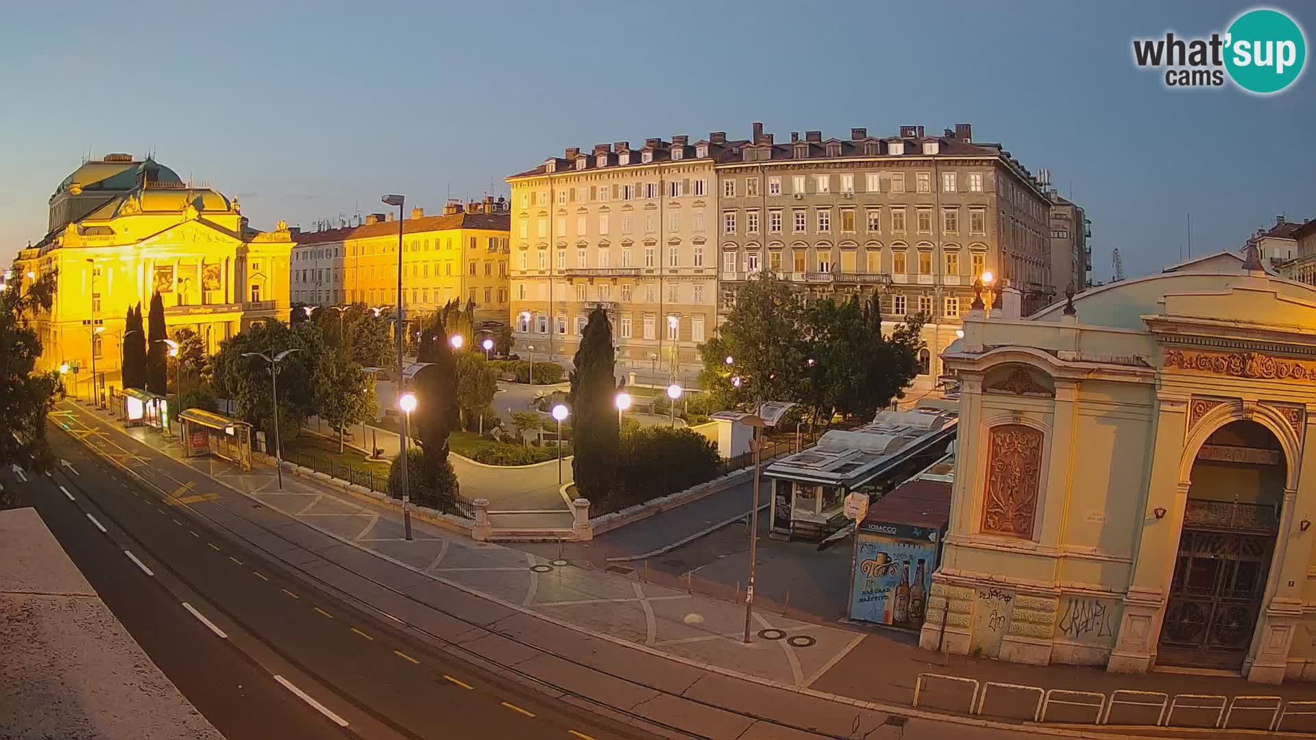 Reka – Park in Hrvaško narodno gledališče Ivana plemenitega Zajca