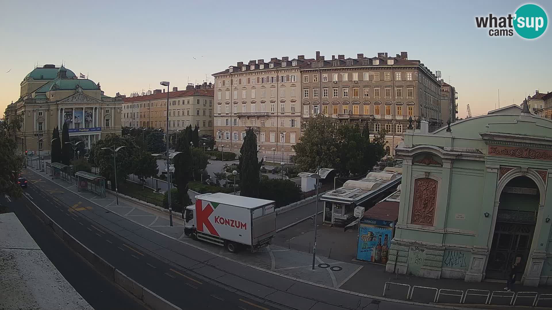 Reka – Park in Hrvaško narodno gledališče Ivana plemenitega Zajca