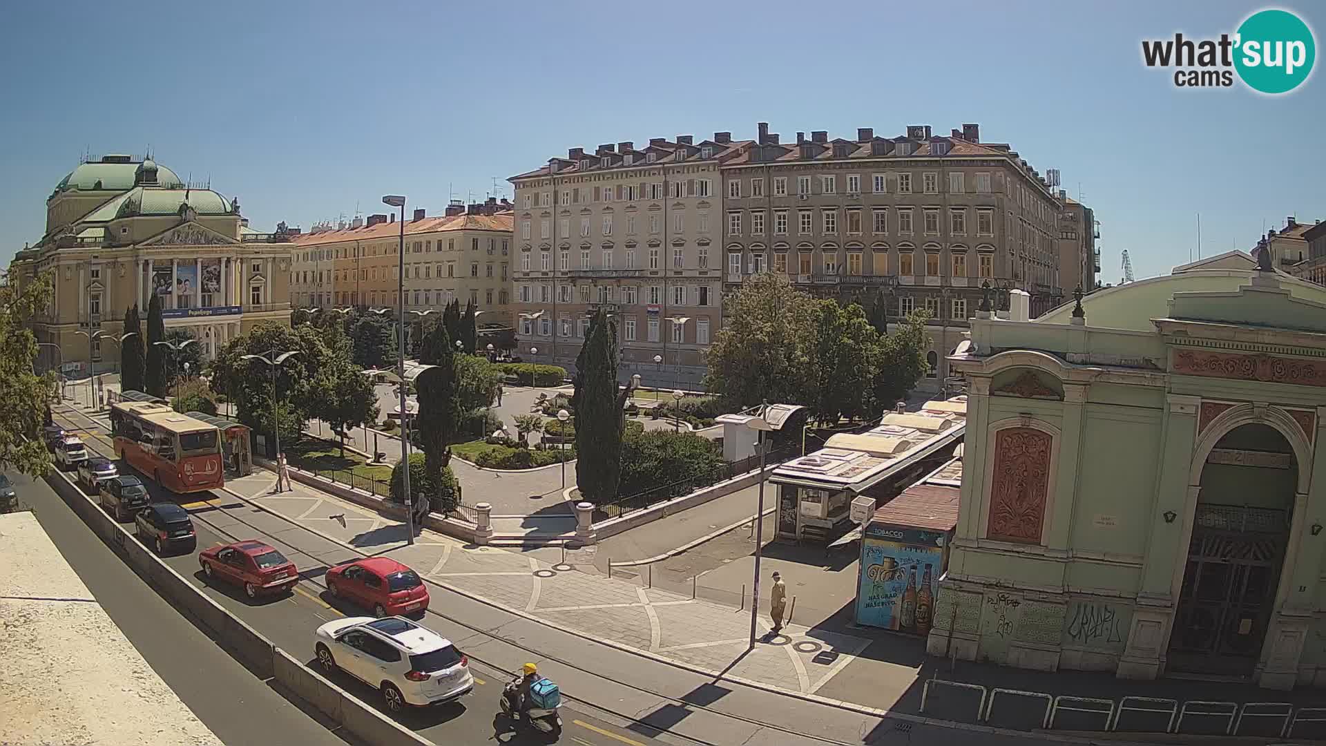 Reka – Park in Hrvaško narodno gledališče Ivana plemenitega Zajca