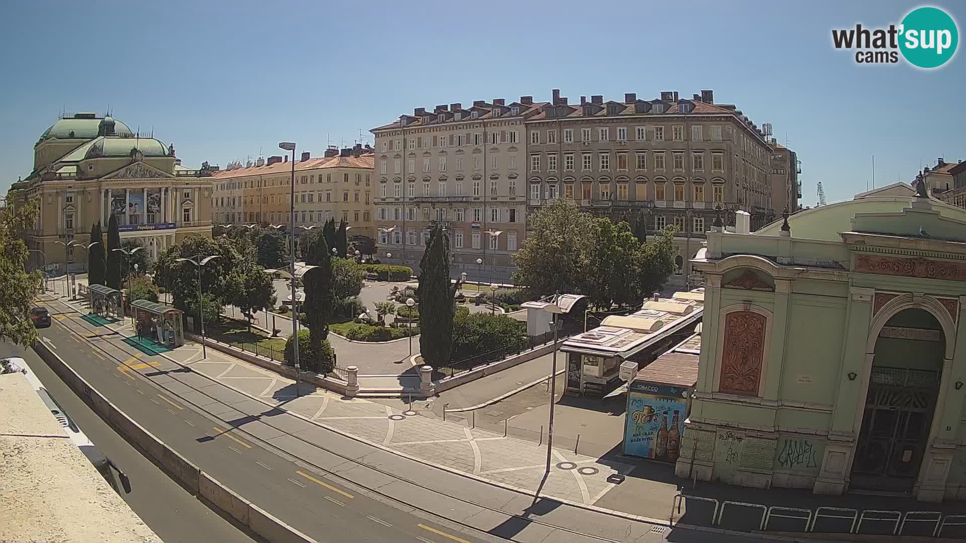 Reka – Park in Hrvaško narodno gledališče Ivana plemenitega Zajca