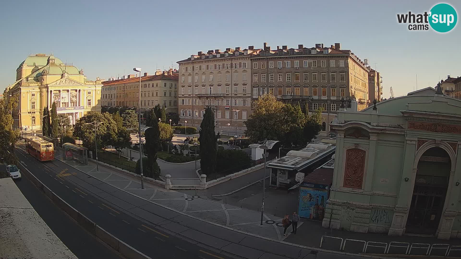 Reka – Park in Hrvaško narodno gledališče Ivana plemenitega Zajca