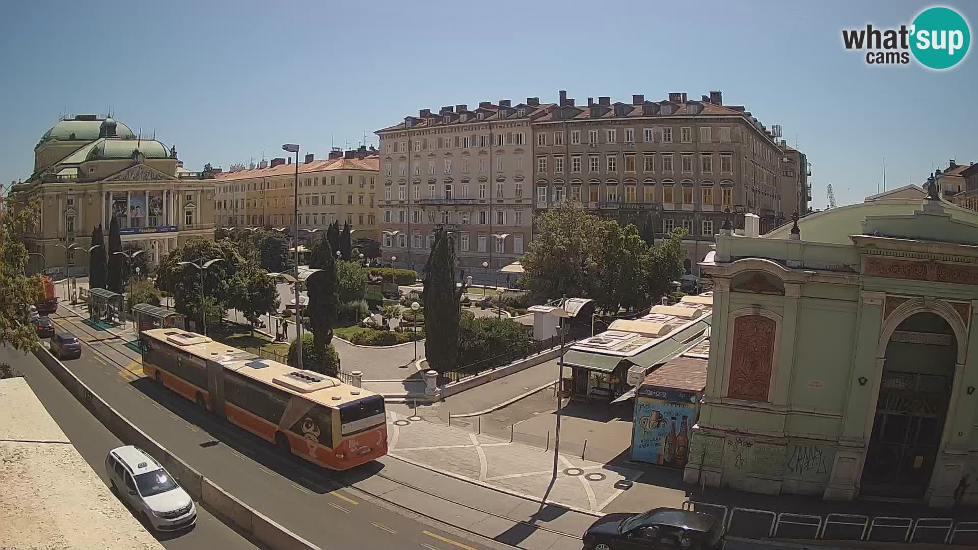 Reka – Park in Hrvaško narodno gledališče Ivana plemenitega Zajca