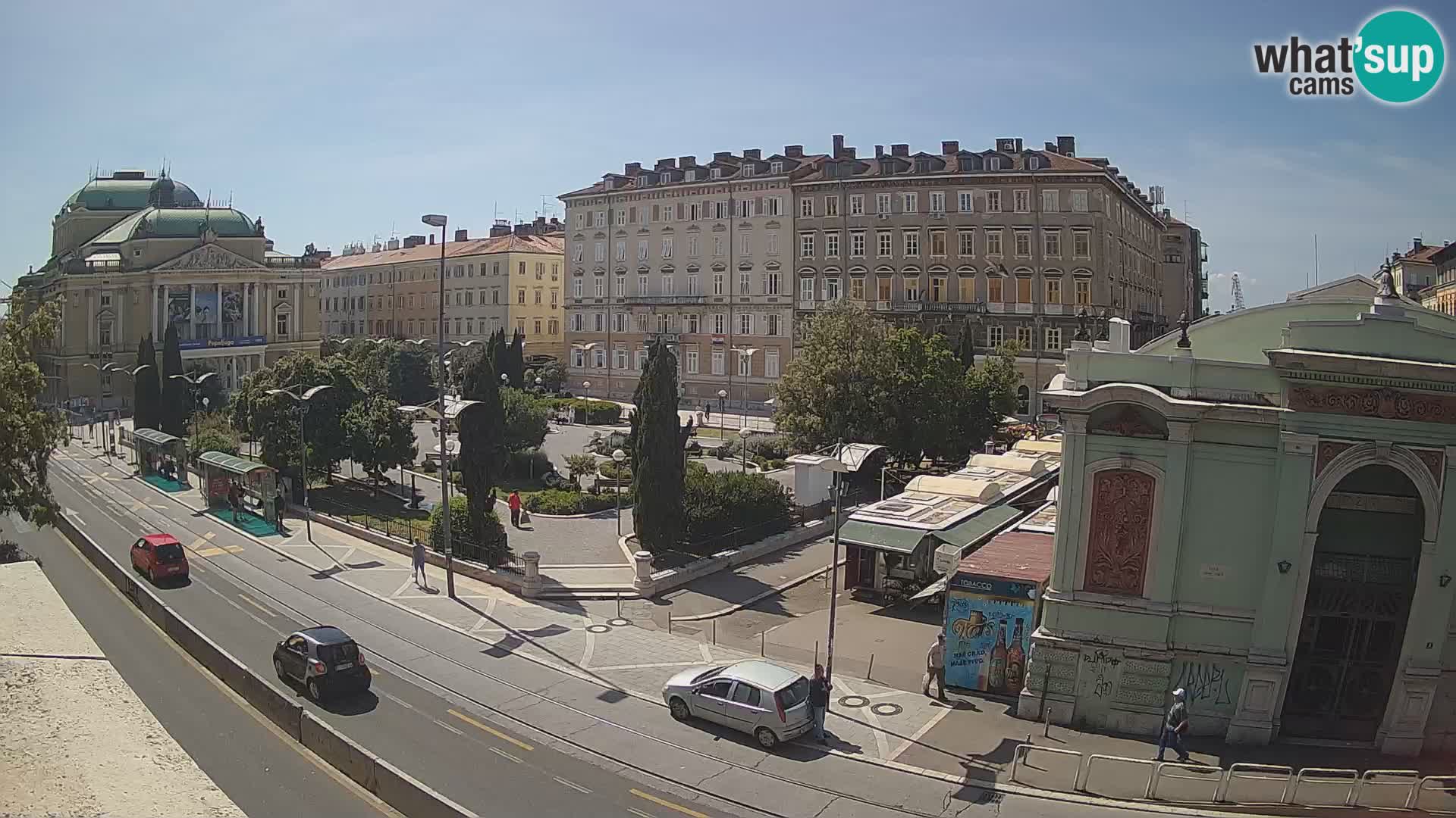 Reka – Park in Hrvaško narodno gledališče Ivana plemenitega Zajca
