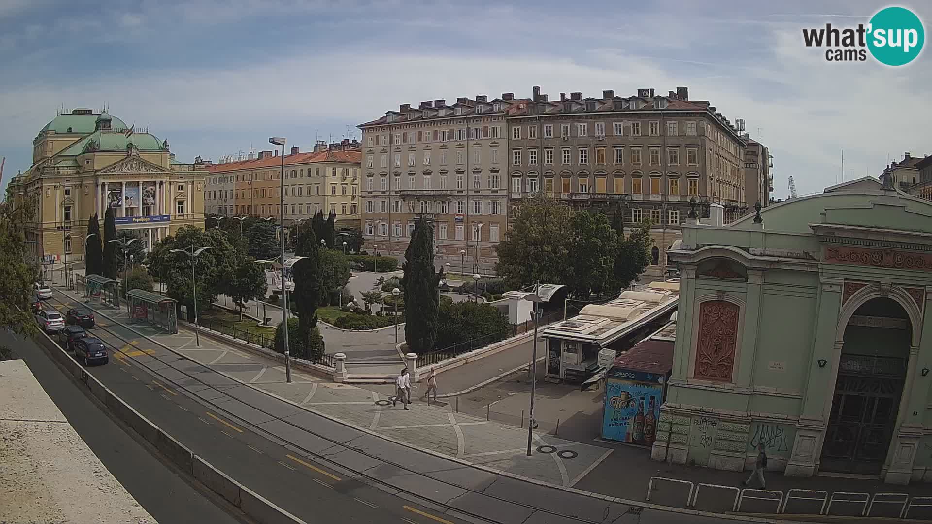 Reka – Park in Hrvaško narodno gledališče Ivana plemenitega Zajca