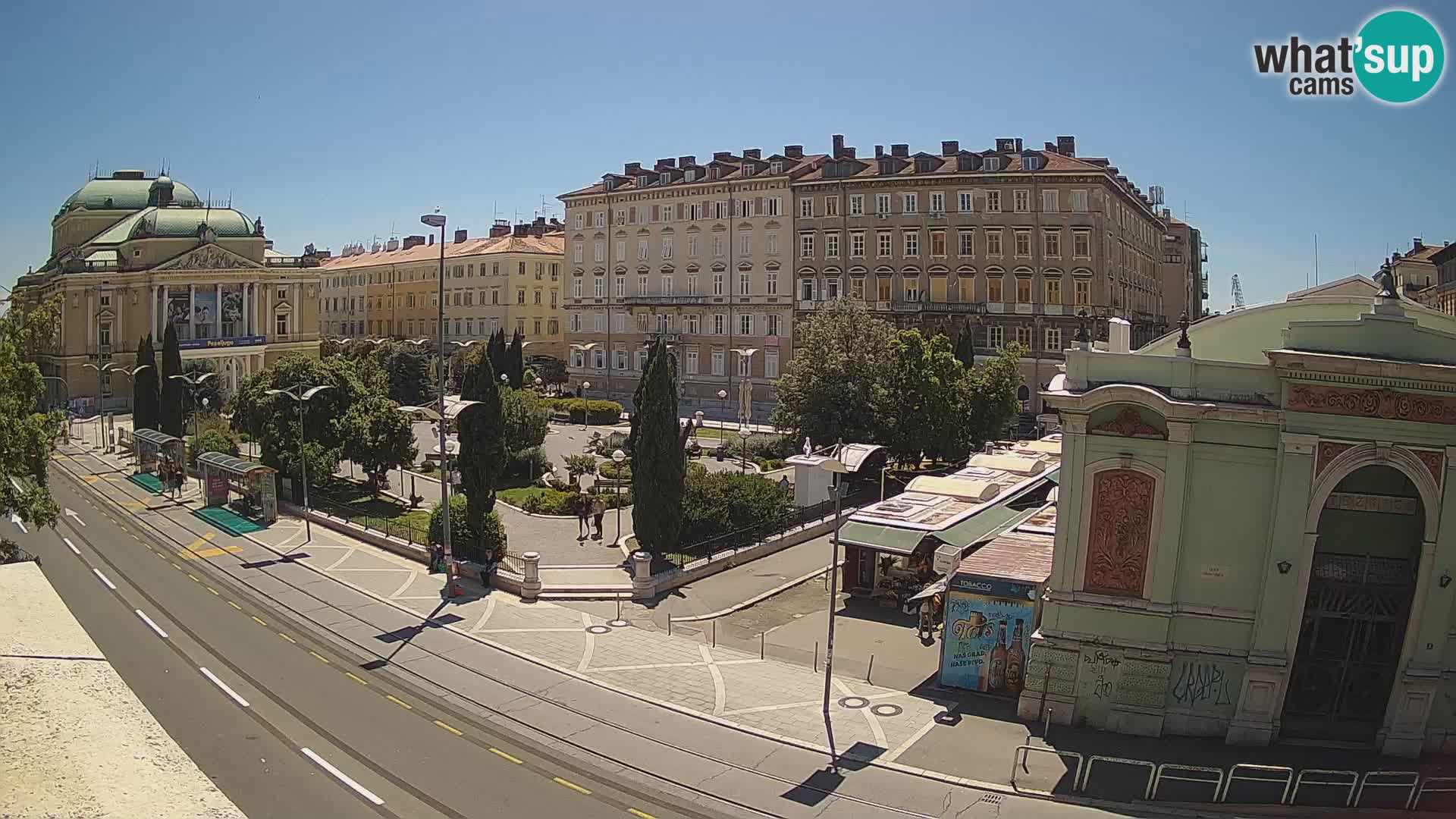Reka – Park in Hrvaško narodno gledališče Ivana plemenitega Zajca