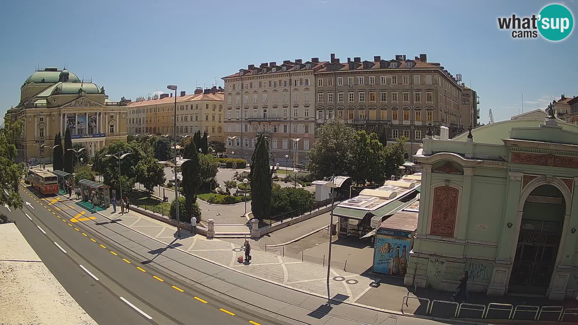 Reka – Park in Hrvaško narodno gledališče Ivana plemenitega Zajca