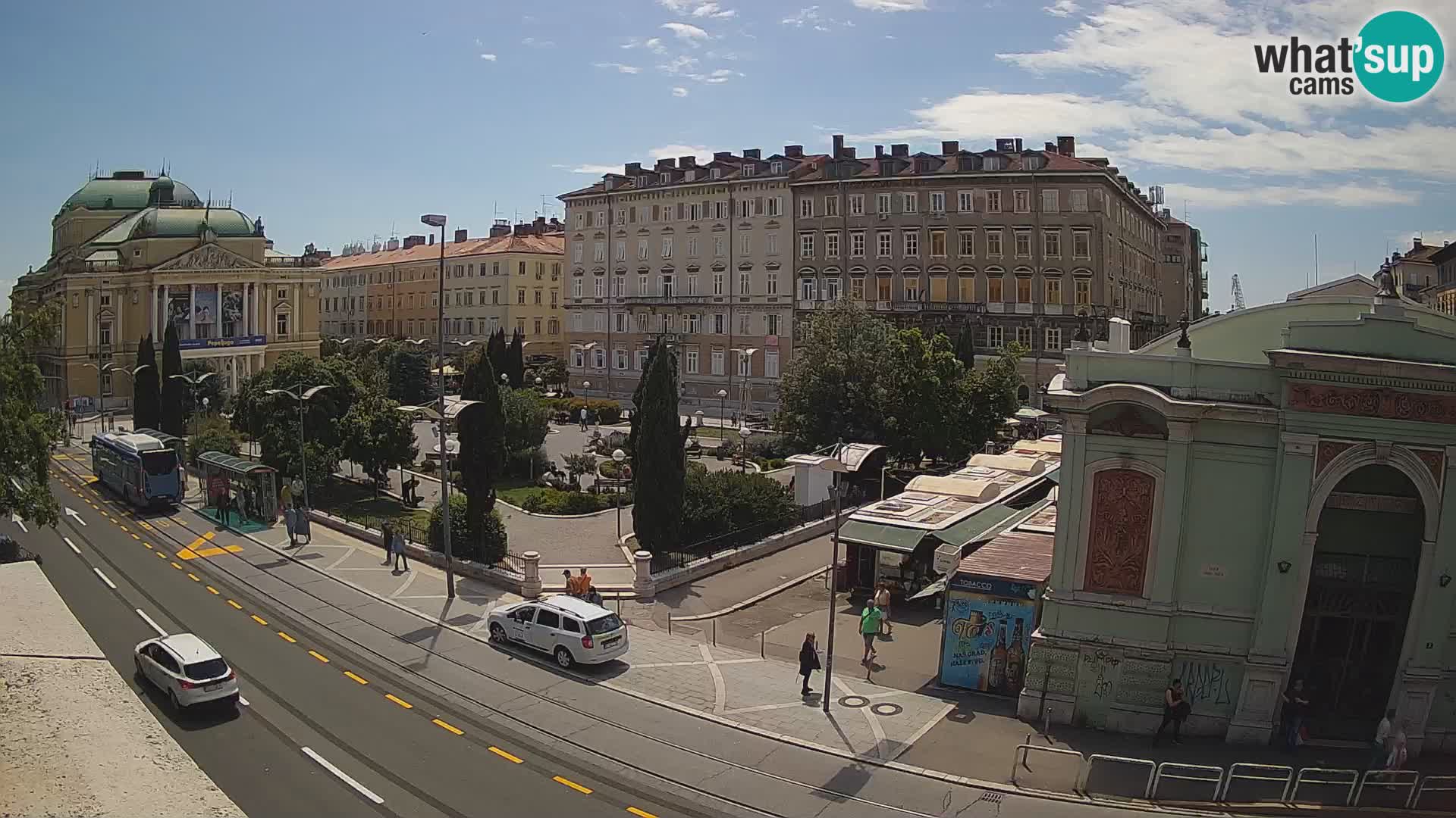 Reka – Park in Hrvaško narodno gledališče Ivana plemenitega Zajca