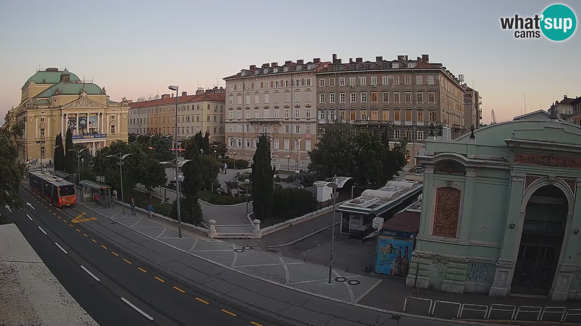 Reka – Park in Hrvaško narodno gledališče Ivana plemenitega Zajca