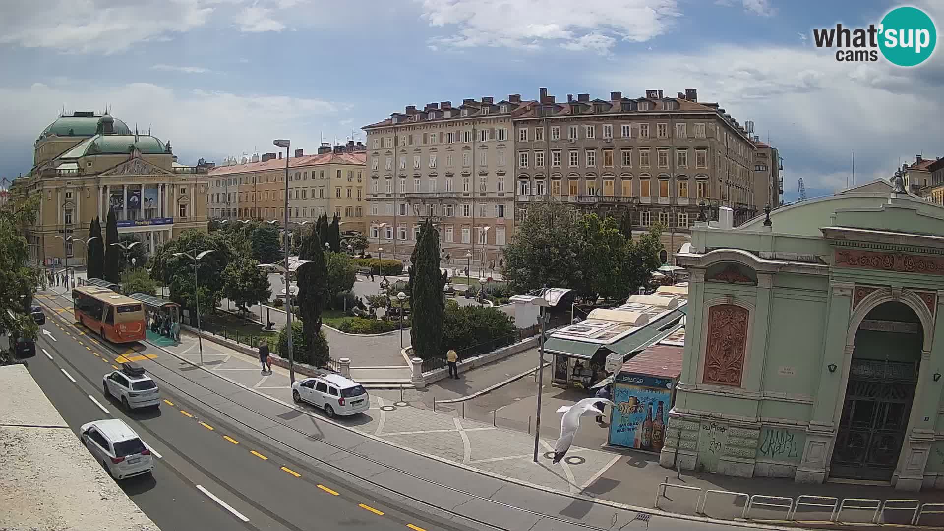 Reka – Park in Hrvaško narodno gledališče Ivana plemenitega Zajca