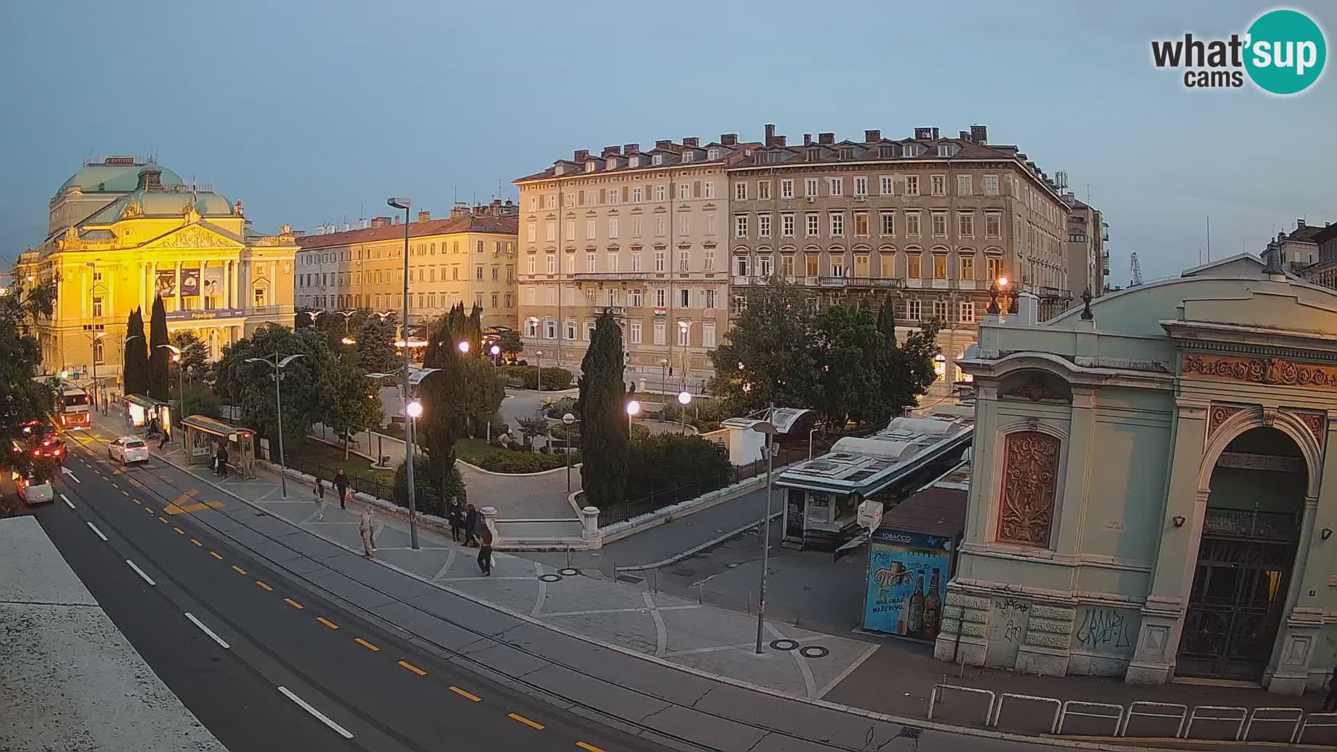 Reka – Park in Hrvaško narodno gledališče Ivana plemenitega Zajca