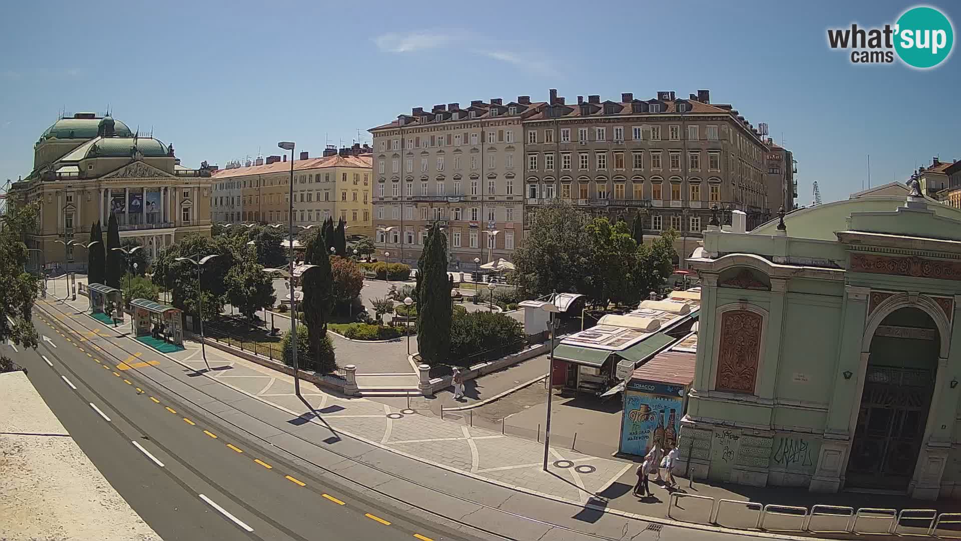 Reka – Park in Hrvaško narodno gledališče Ivana plemenitega Zajca
