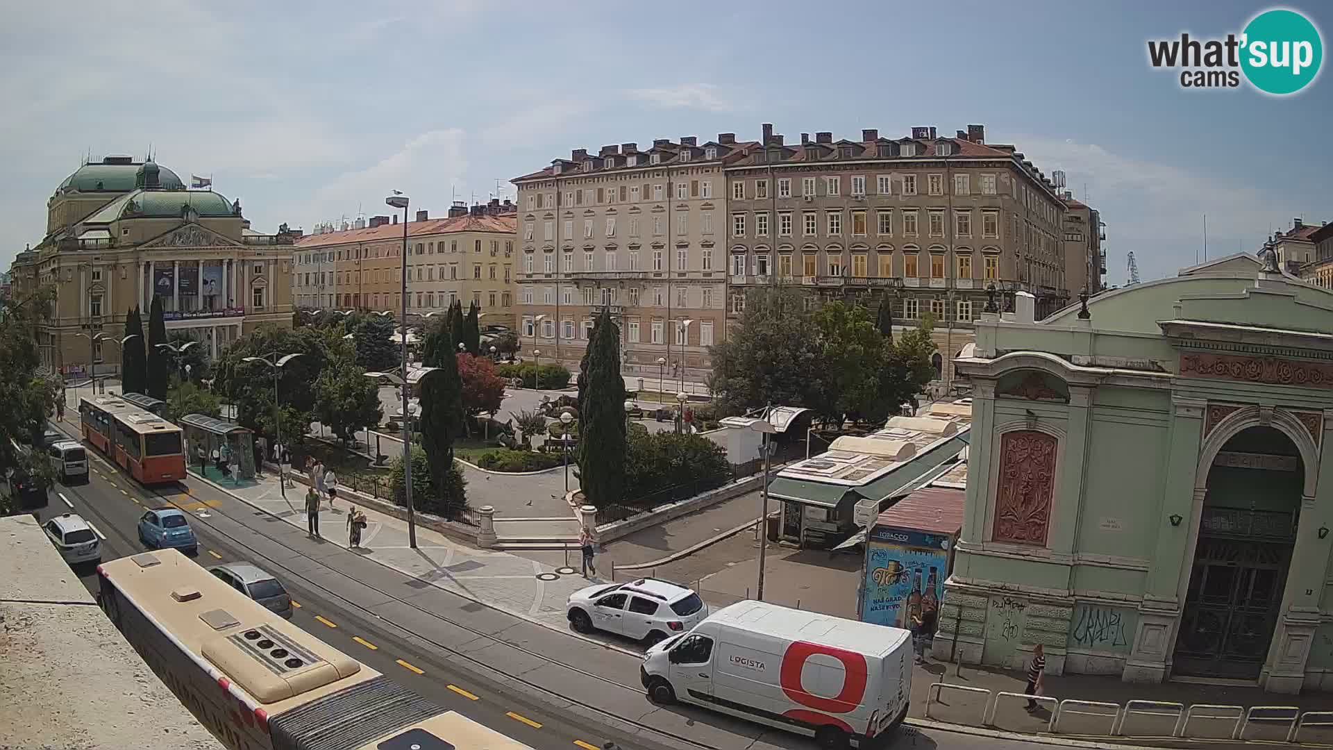 Reka – Park in Hrvaško narodno gledališče Ivana plemenitega Zajca
