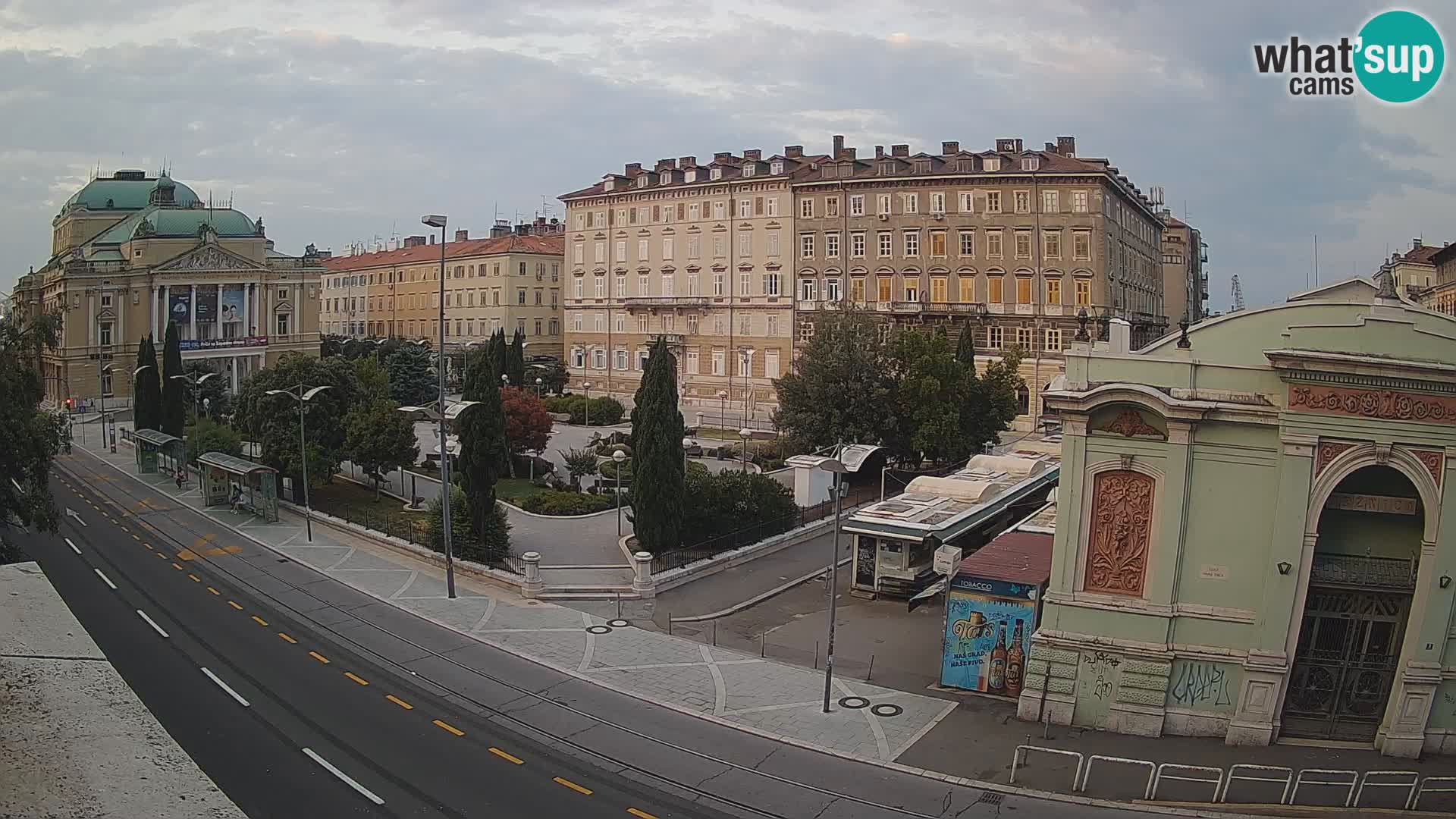Reka – Park in Hrvaško narodno gledališče Ivana plemenitega Zajca