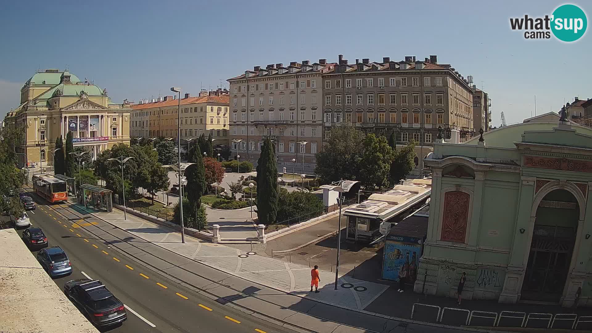 Reka – Park in Hrvaško narodno gledališče Ivana plemenitega Zajca