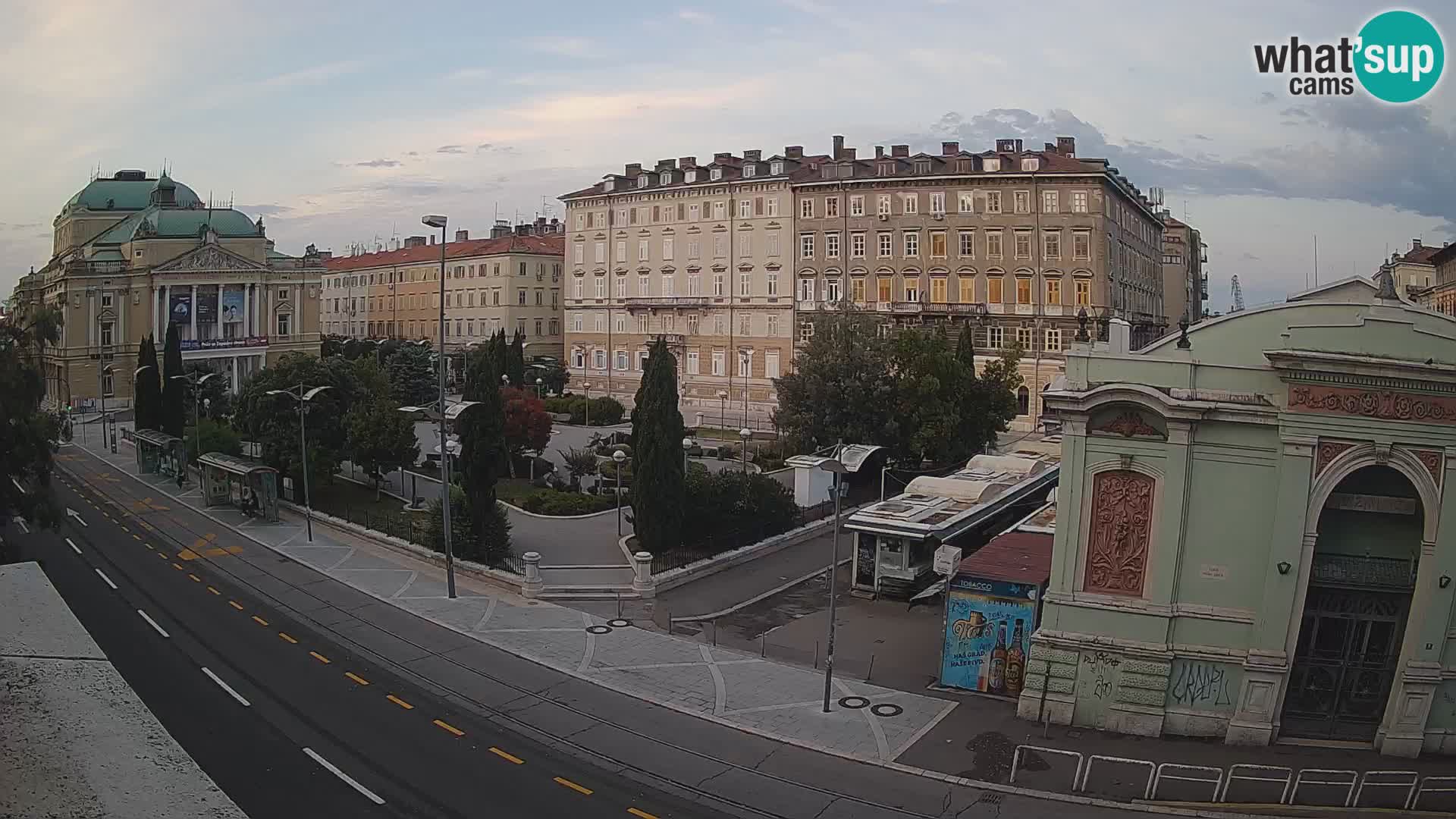 Reka – Park in Hrvaško narodno gledališče Ivana plemenitega Zajca