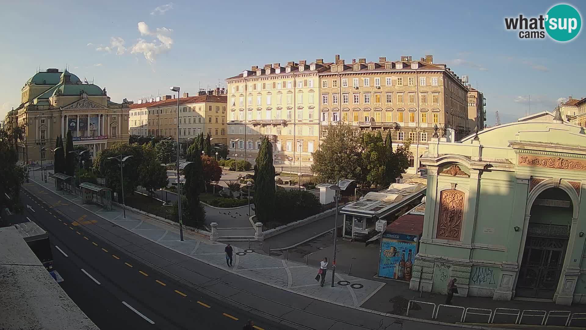 Reka – Park in Hrvaško narodno gledališče Ivana plemenitega Zajca