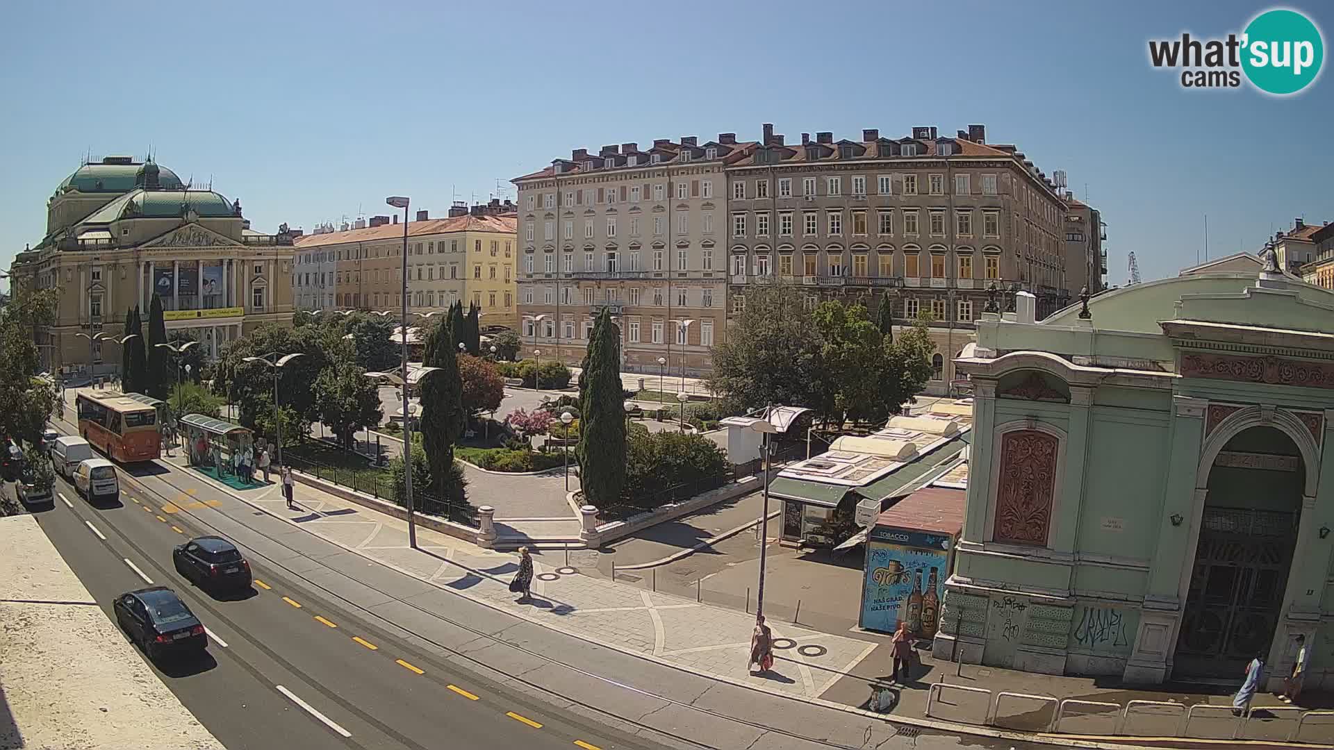 Reka – Park in Hrvaško narodno gledališče Ivana plemenitega Zajca