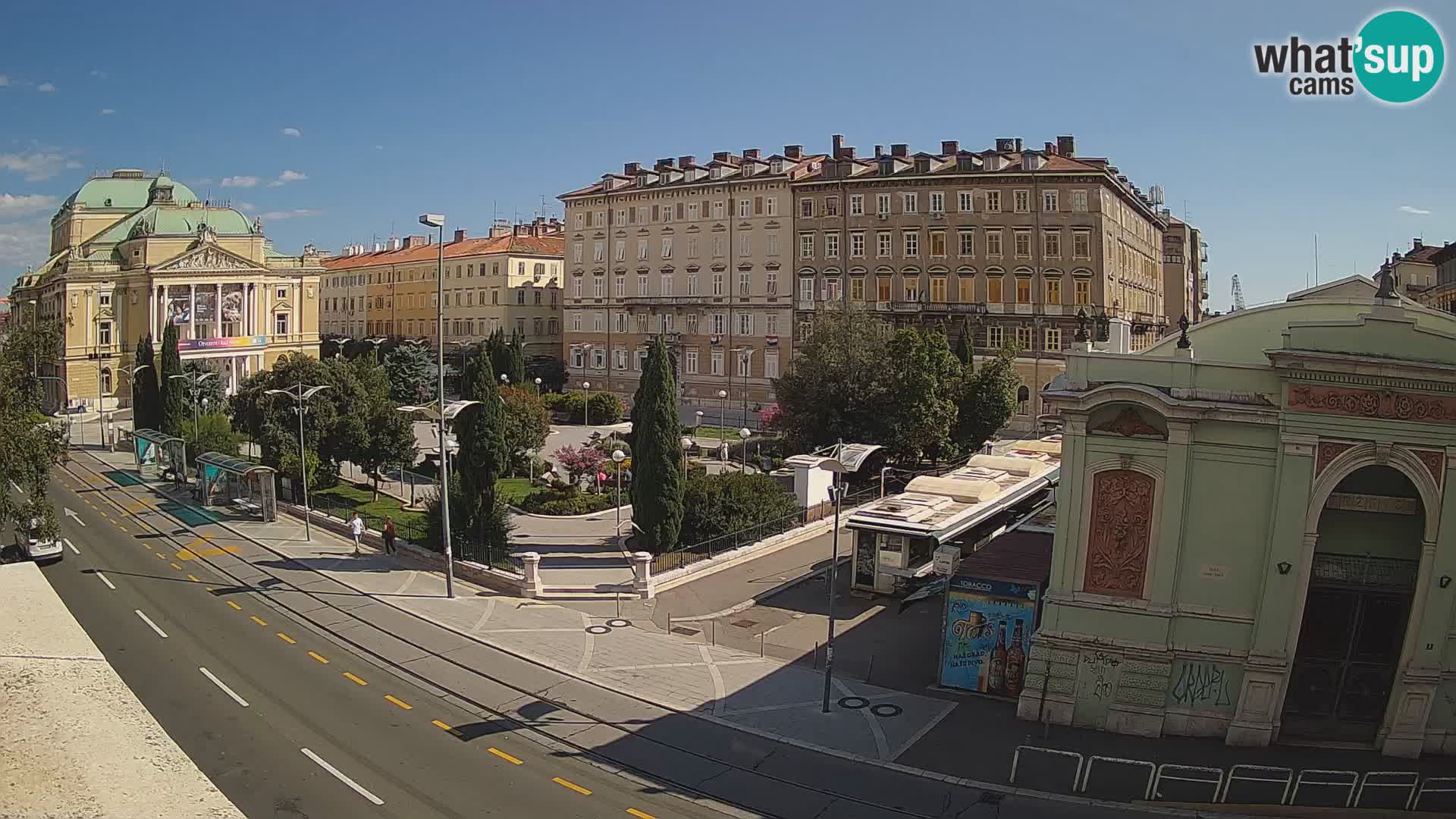 Reka – Park in Hrvaško narodno gledališče Ivana plemenitega Zajca