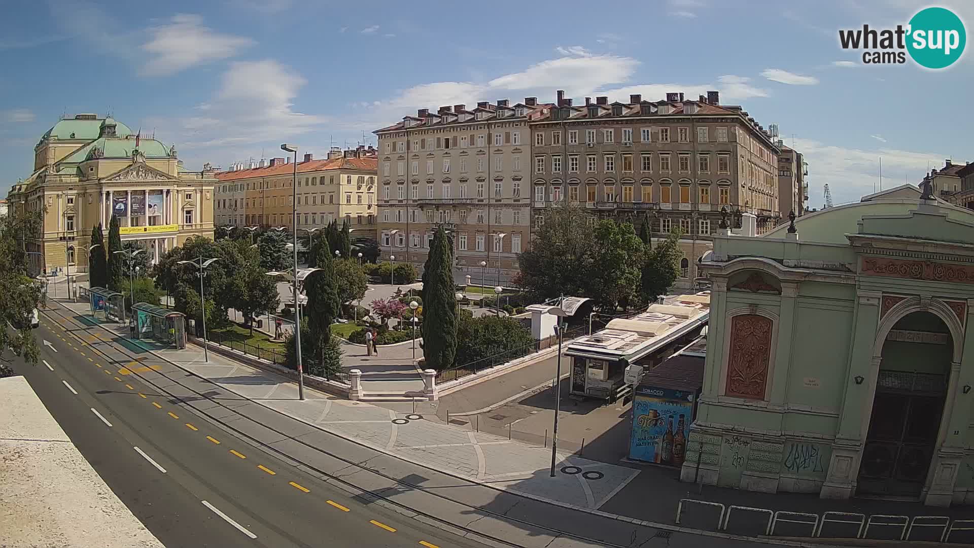 Reka – Park in Hrvaško narodno gledališče Ivana plemenitega Zajca