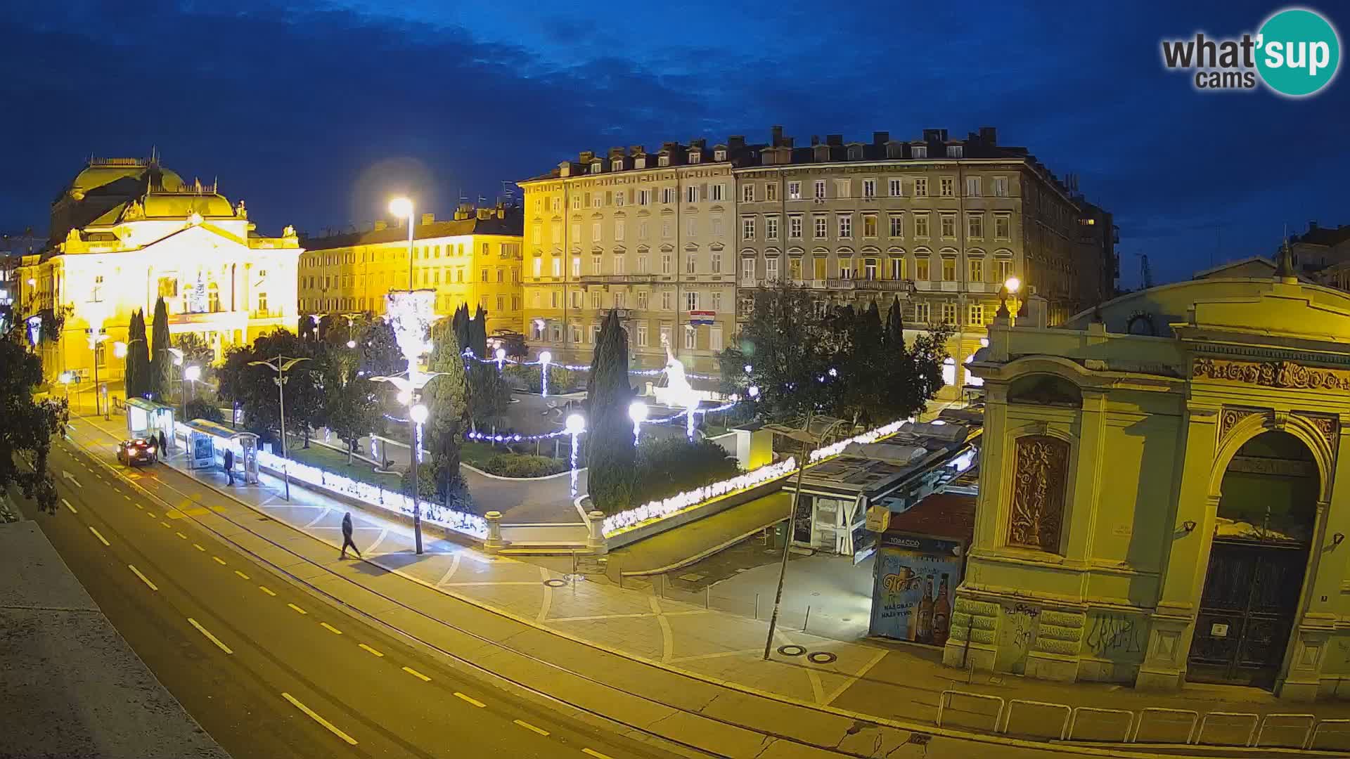 Reka – Park in Hrvaško narodno gledališče Ivana plemenitega Zajca