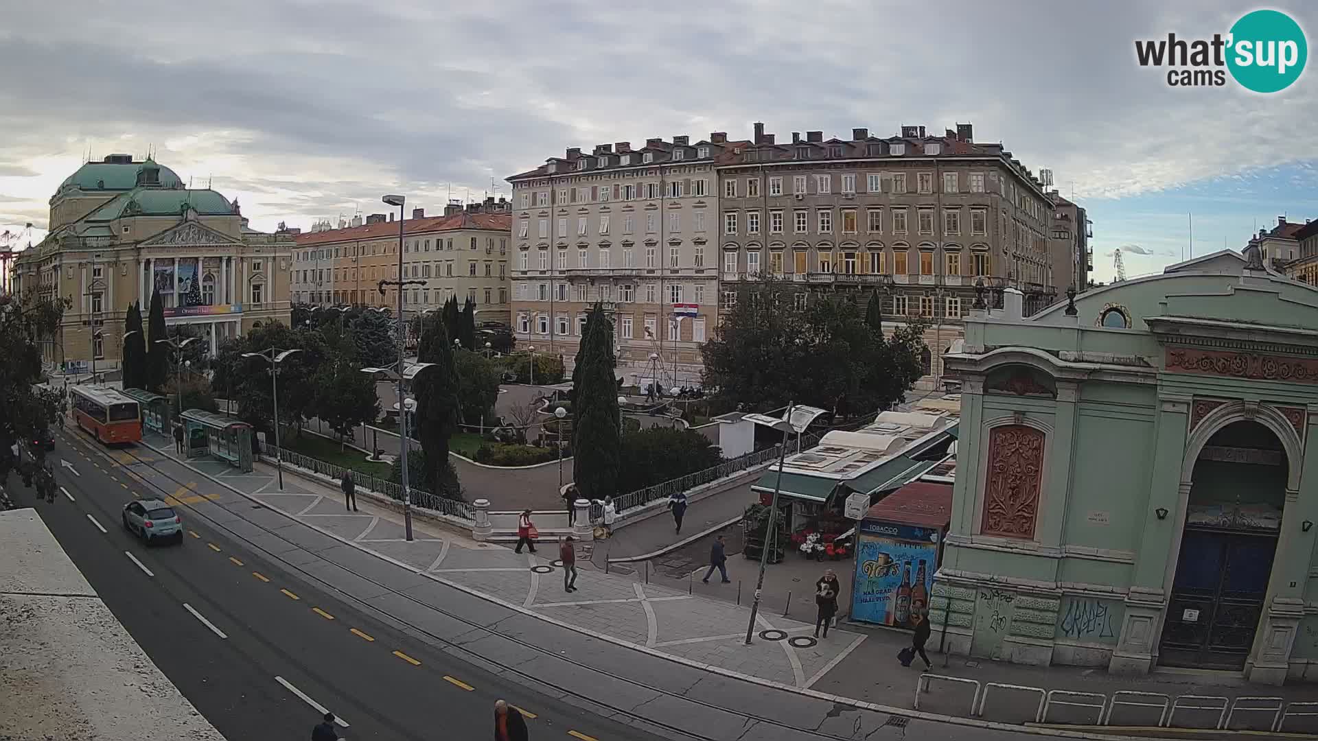 Reka – Park in Hrvaško narodno gledališče Ivana plemenitega Zajca