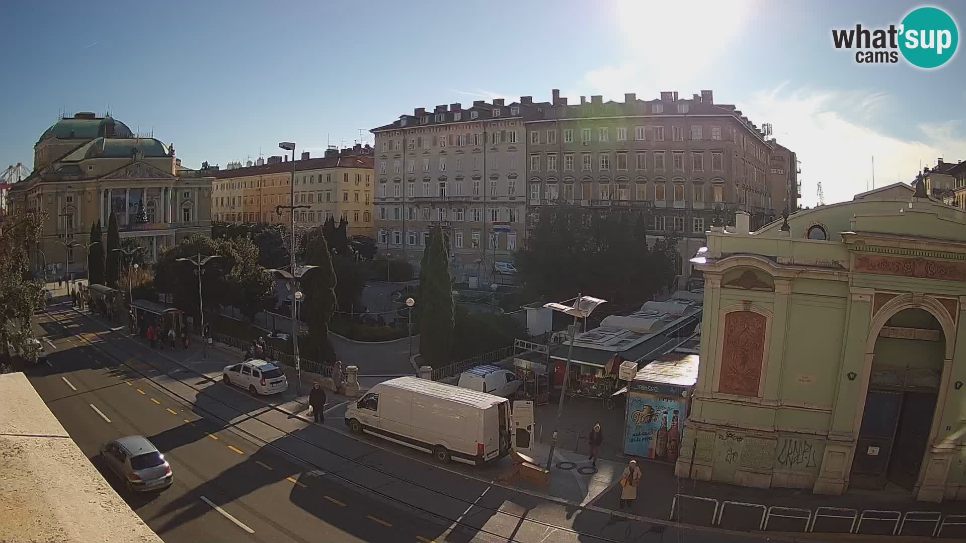 Reka – Park in Hrvaško narodno gledališče Ivana plemenitega Zajca