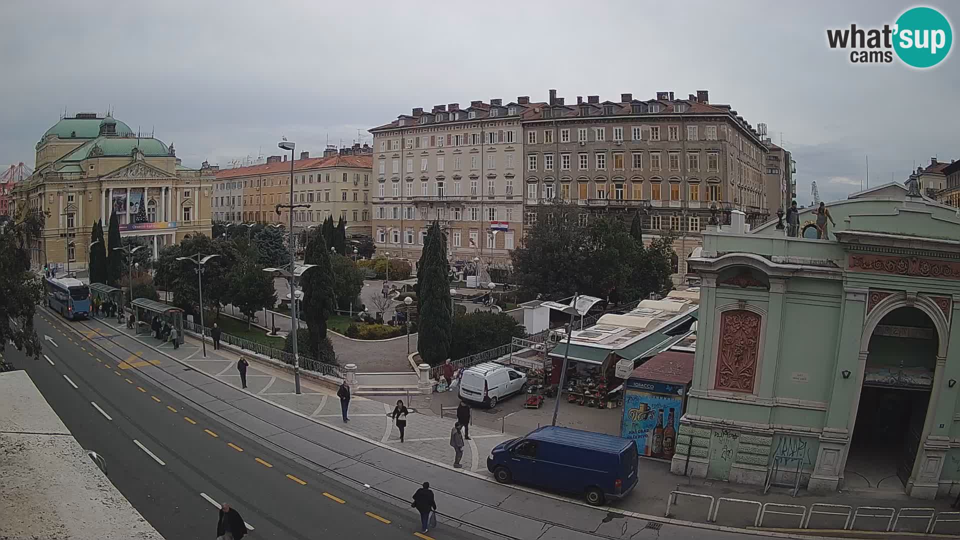 Reka – Park in Hrvaško narodno gledališče Ivana plemenitega Zajca