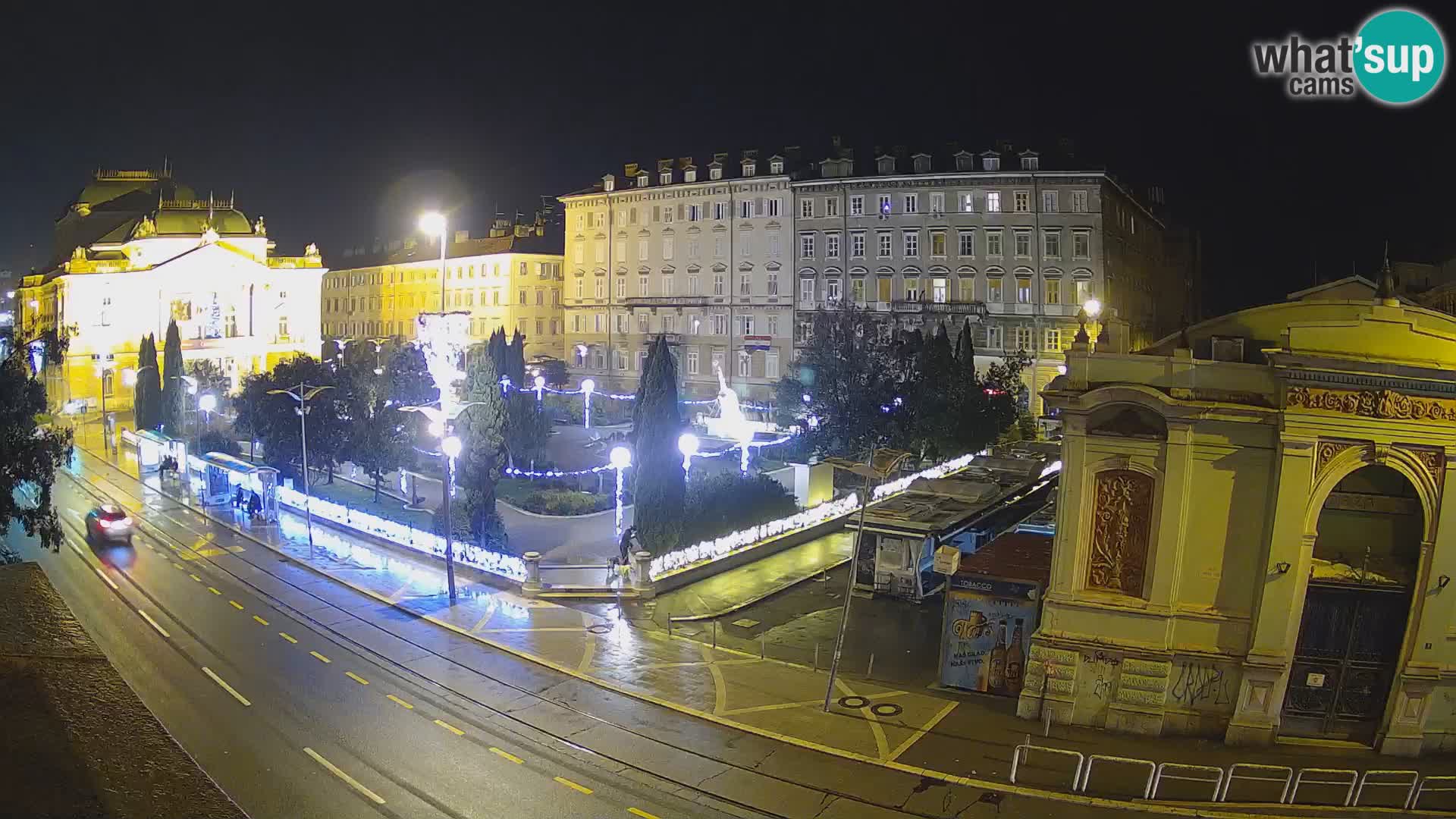 Reka – Park in Hrvaško narodno gledališče Ivana plemenitega Zajca