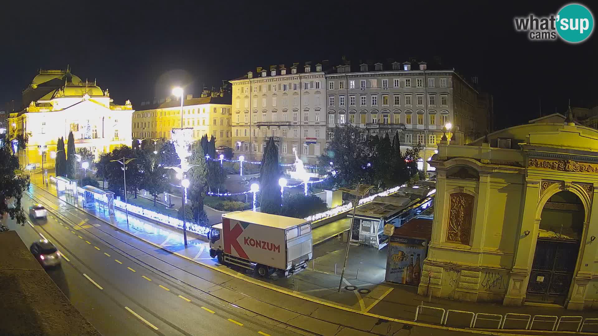 Reka – Park in Hrvaško narodno gledališče Ivana plemenitega Zajca