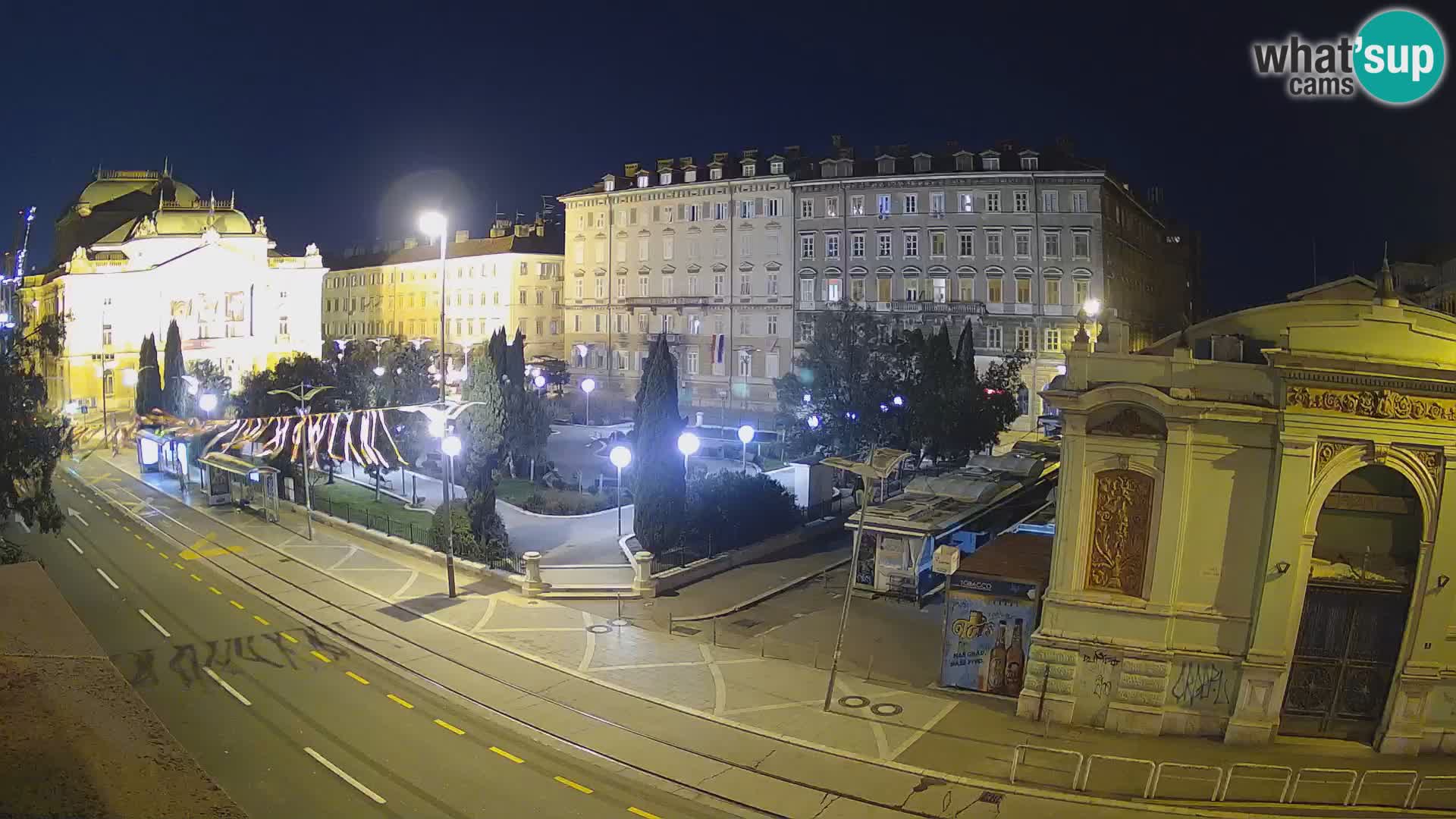 Reka – Park in Hrvaško narodno gledališče Ivana plemenitega Zajca