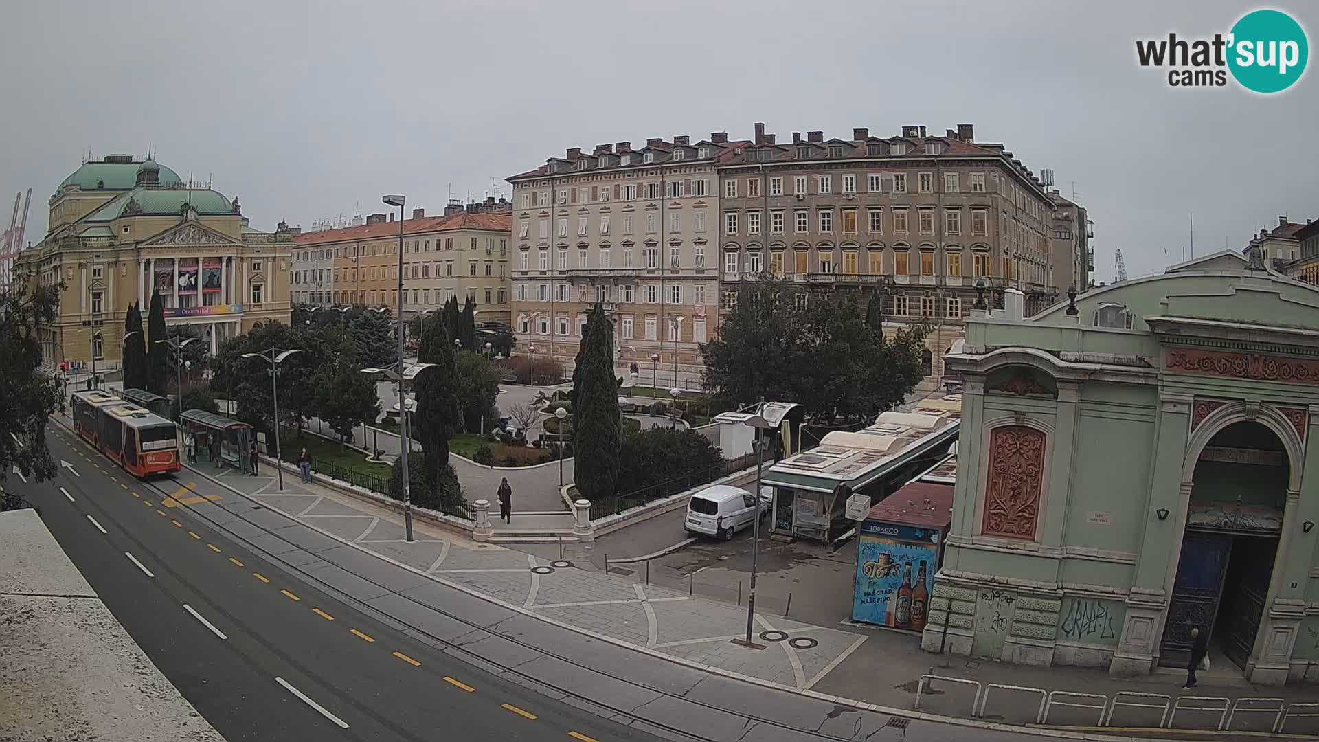 Reka – Park in Hrvaško narodno gledališče Ivana plemenitega Zajca